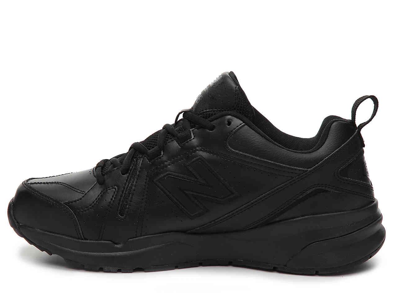 New Balance Leather 608 V5 Training Shoe in Black for Men - Lyst