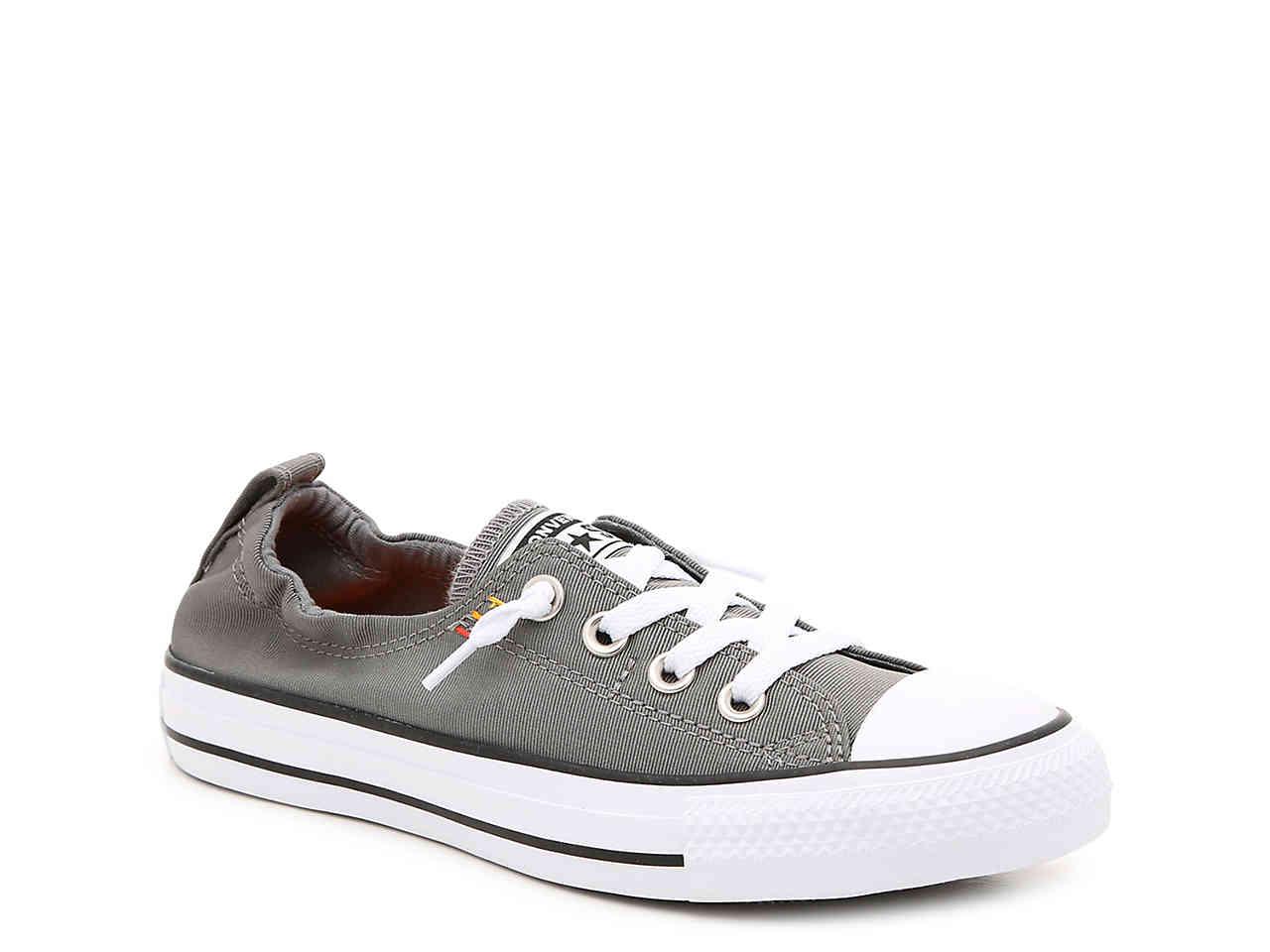 grey slip on converse