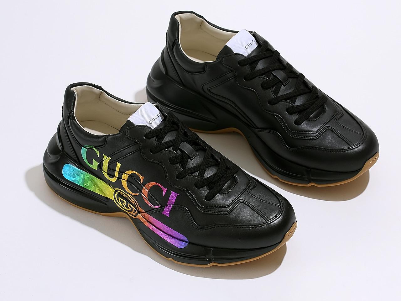Gucci Rhyton Sneaker in Black for Men | Lyst