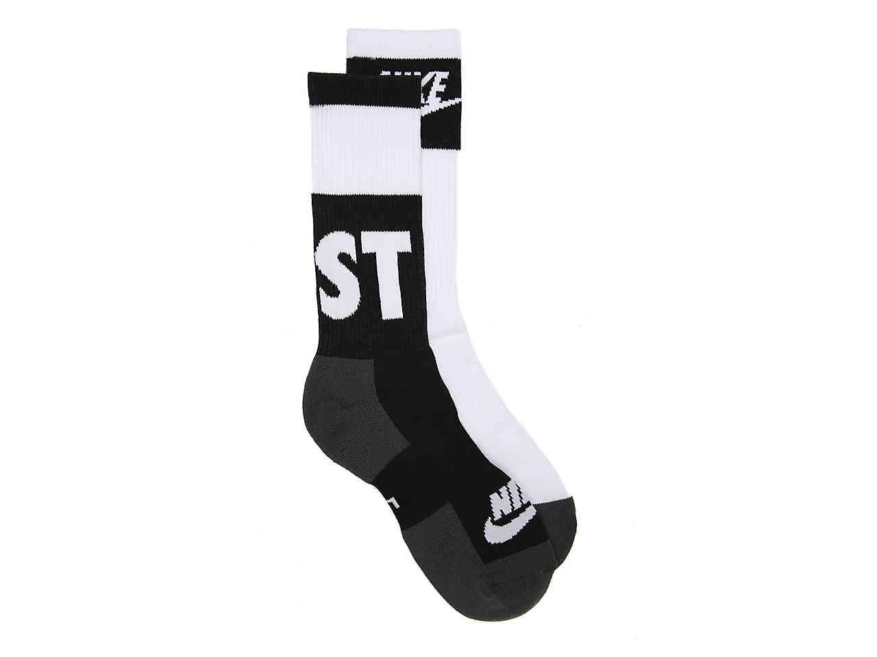Nike Just Do It Crew Socks in Black for Men | Lyst