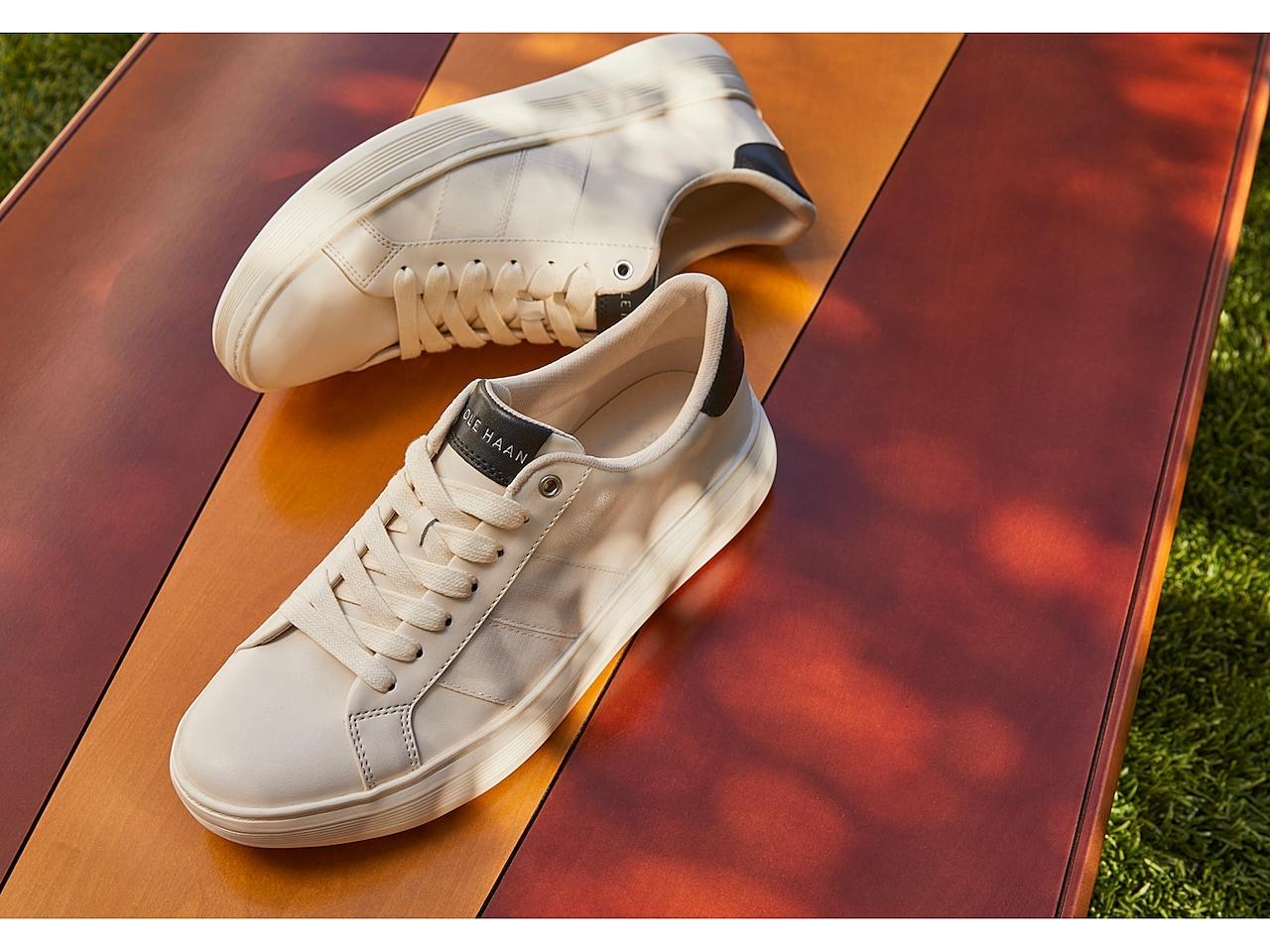 Cole Haan Leather Grand Crosscourt Premier Sneaker in Grey (Gray) for Men |  Lyst