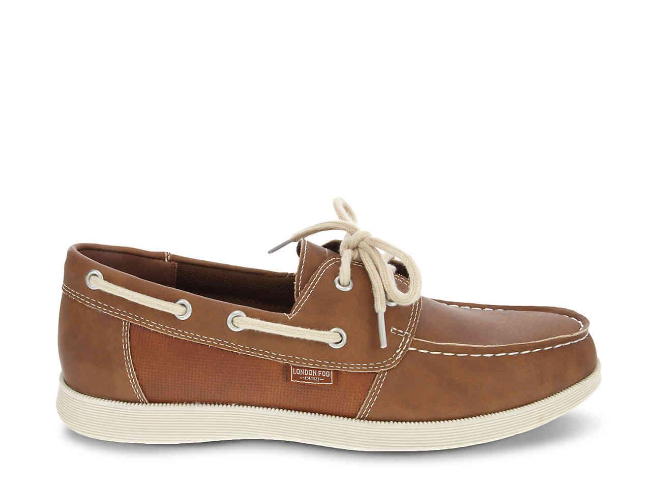 London Fog Harrow Boat Shoe in Brown for Men | Lyst