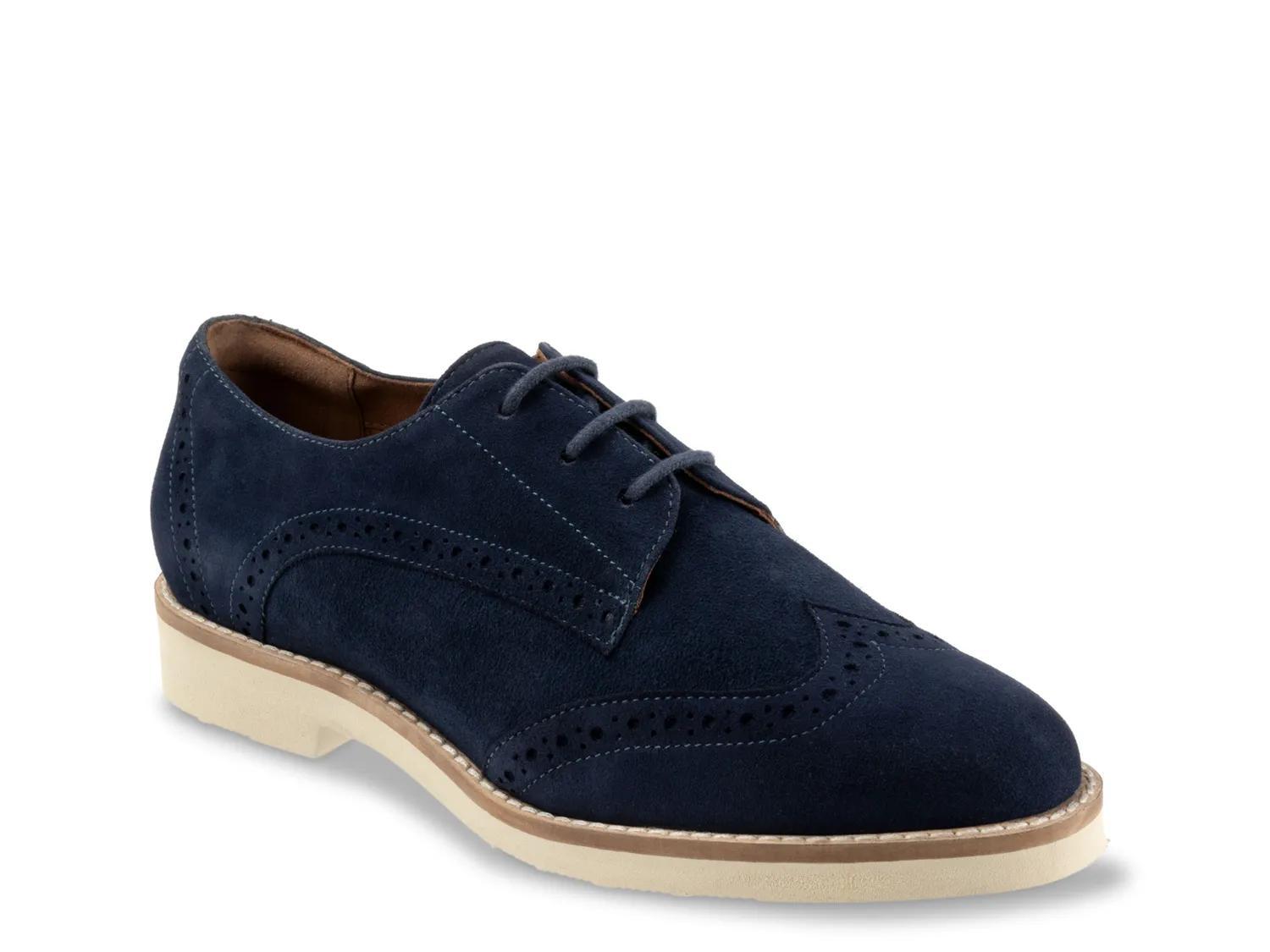 Softwalk Willet Womens Size 7 Willet Navy Suede Nubuck Oxford New In Box Softwalk Willett Oxford Shoe – The Walking Company main image 4