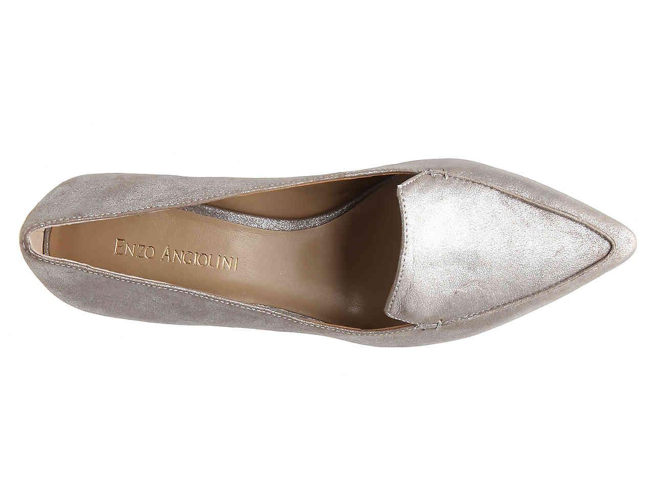 enzo angiolini debbie suede pointed toe pump