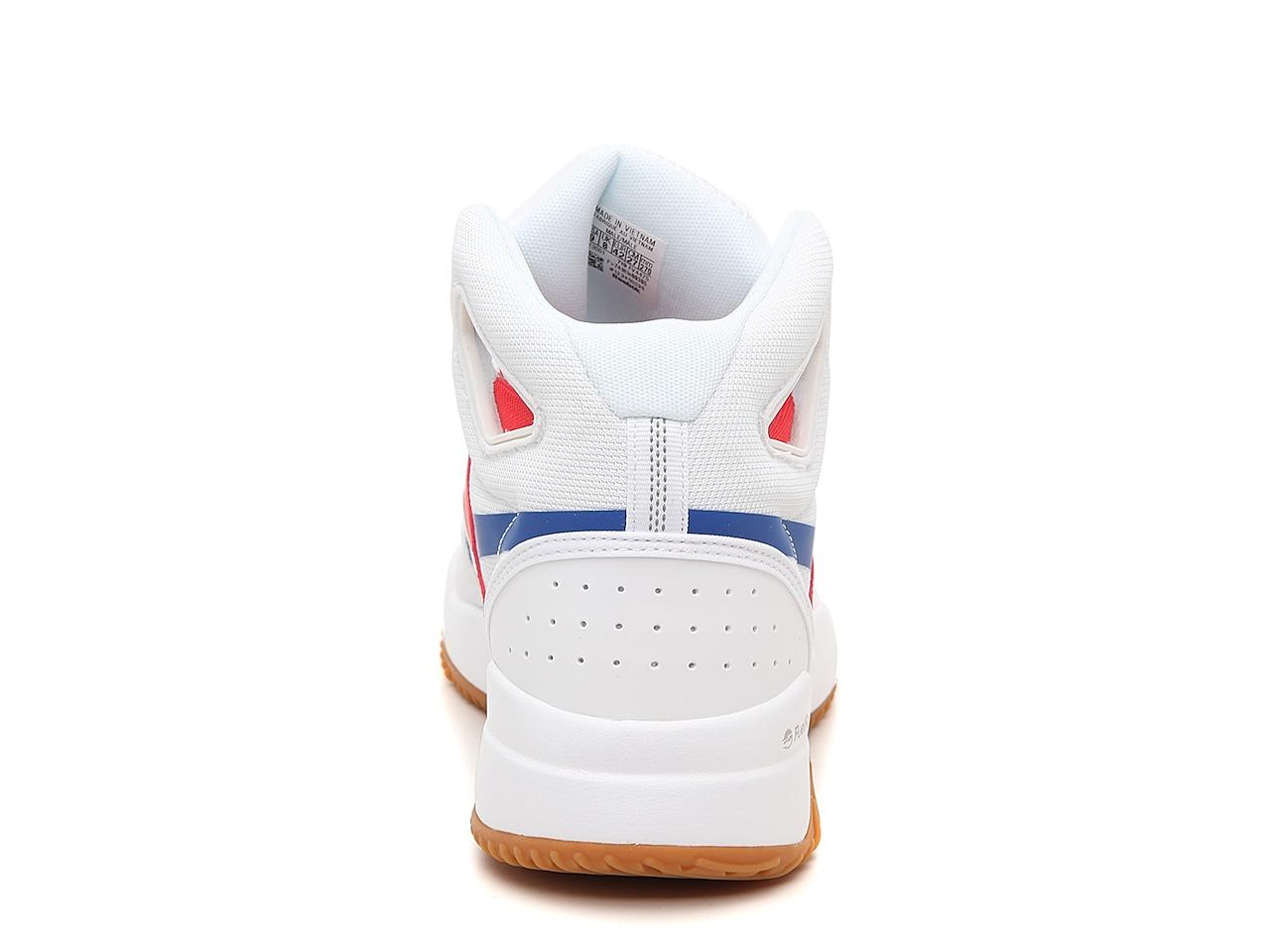 Reebok Bb Os Mid High-top Sneaker in White/Red (White) for Men | Lyst