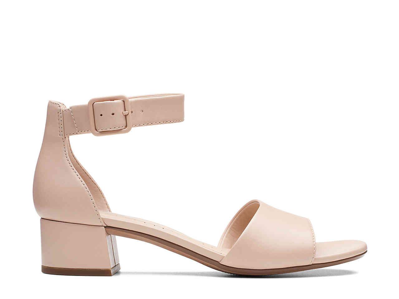 clarks elisa dedra sandal navy