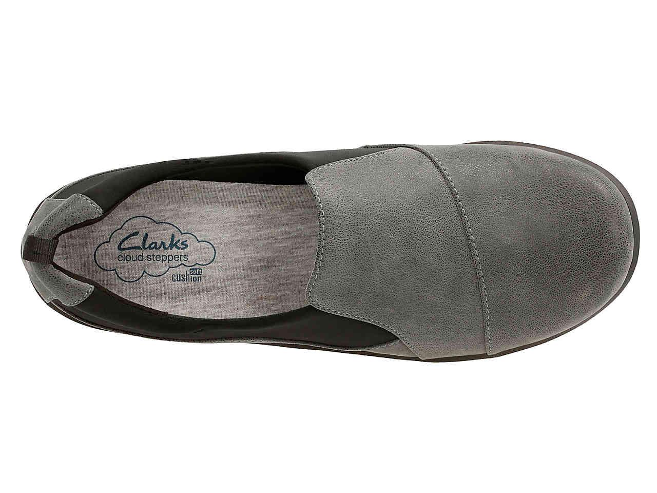 clarks women's cloudsteppers sillian paz slip on loafer