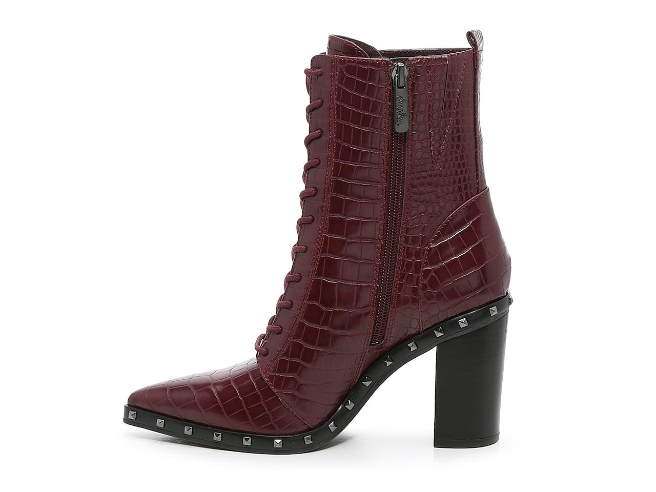 Charles David Duffy Bootie in Burgundy (Purple) - Lyst