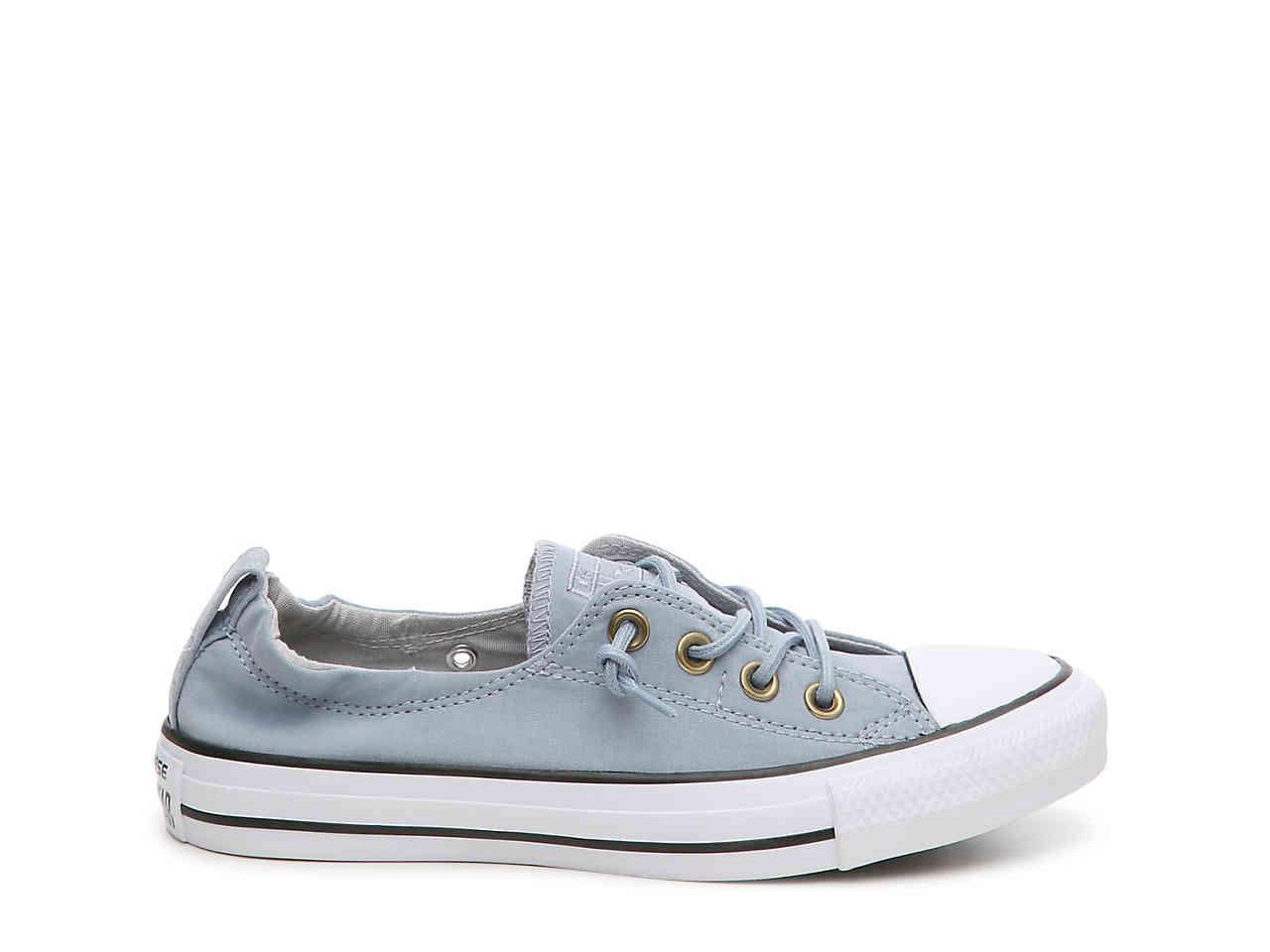 converse slip on blue