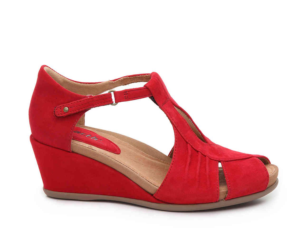 earth primrose wedge sandal