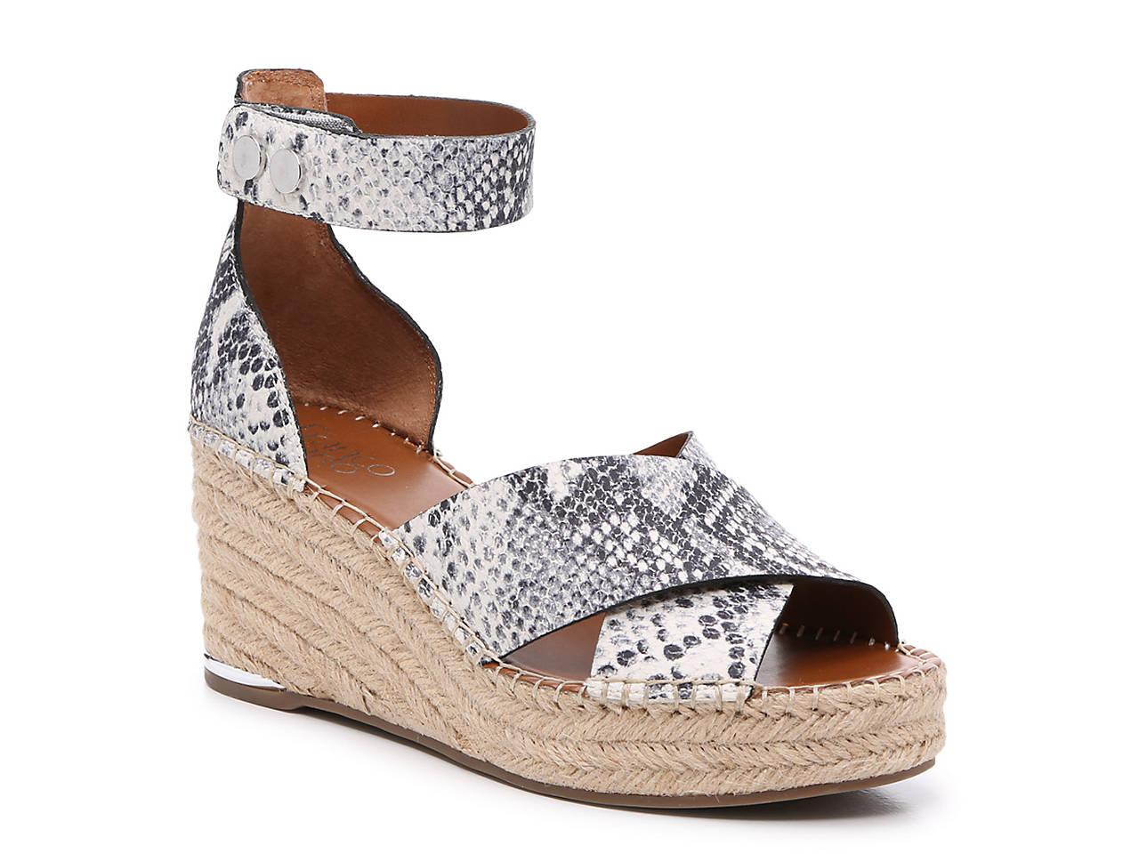 franco sarto snake print sandals