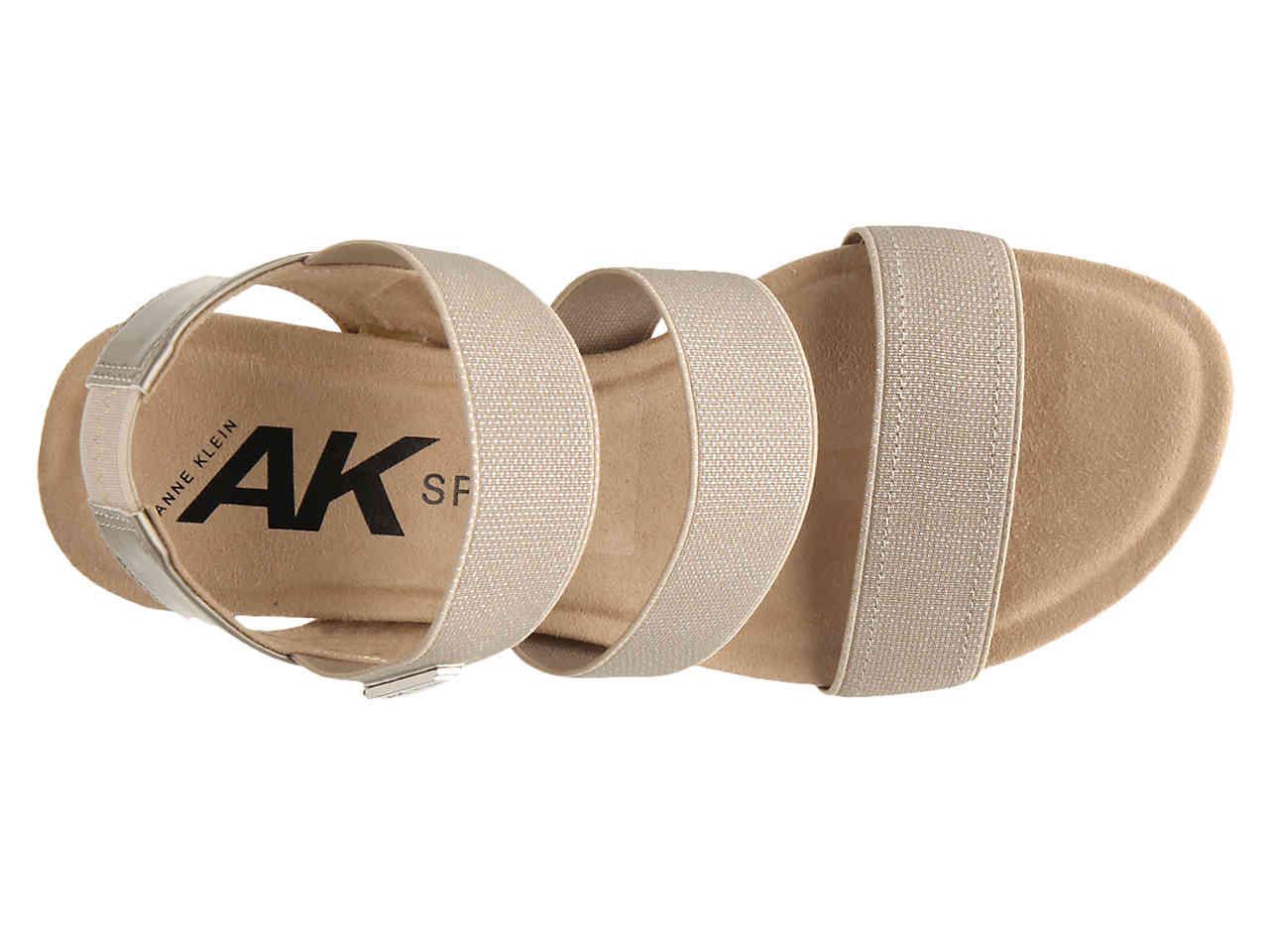 anne klein shelly wedge sandal