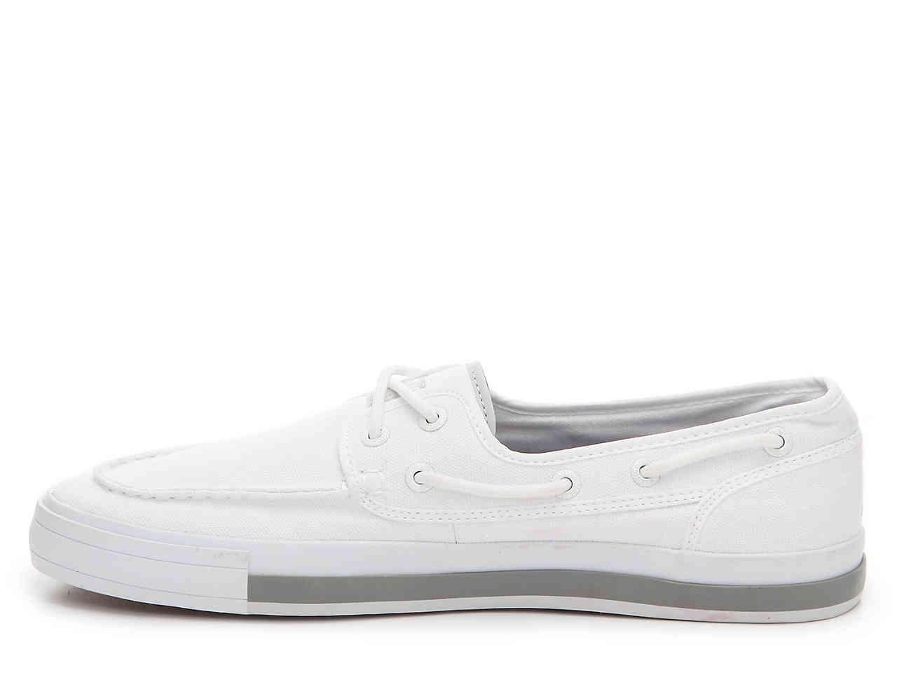 Nautica Spinnaker Boat Shoe in White for Men - Lyst
