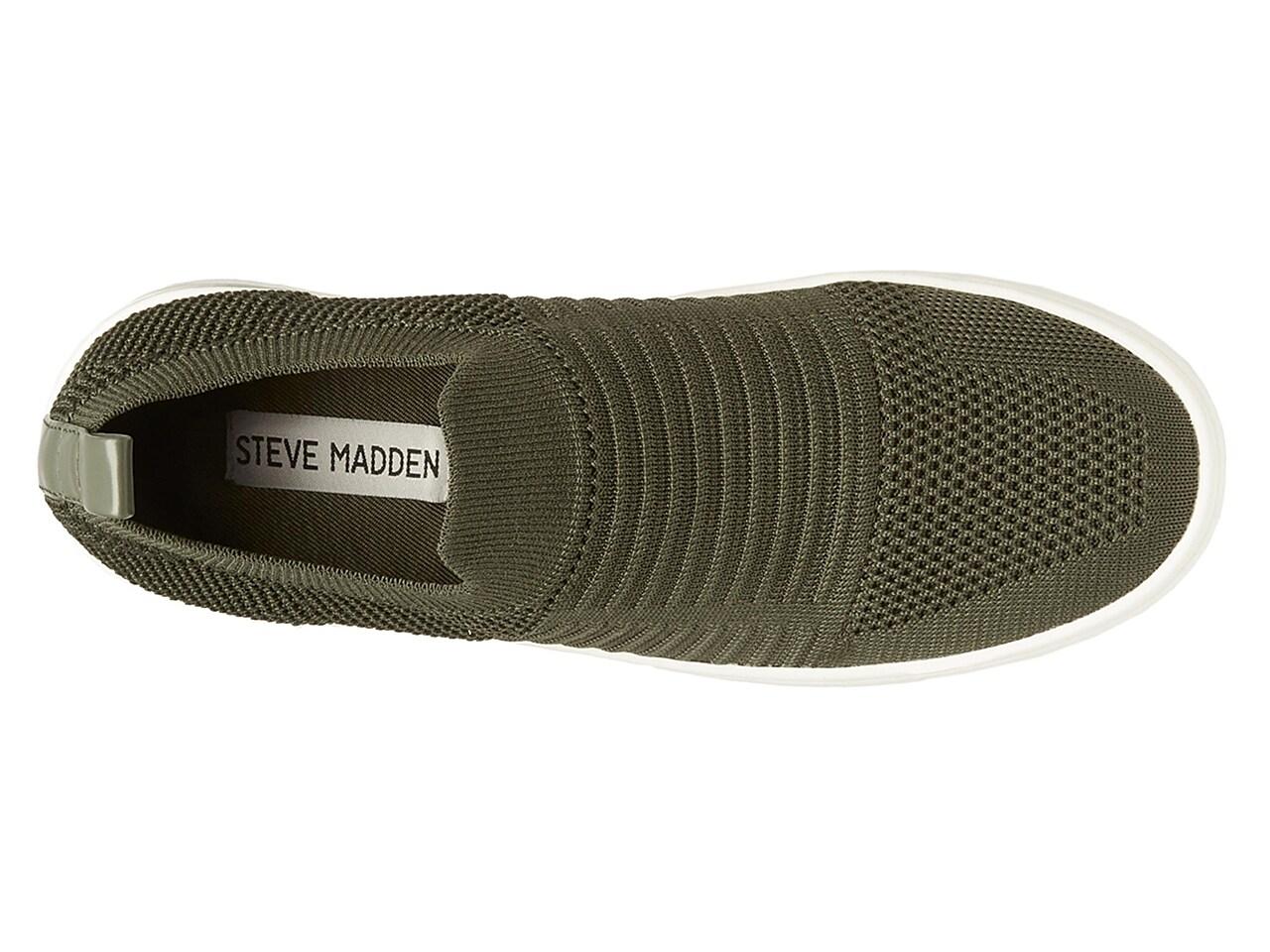 steve madden slip on sneakers olive green,Quality  assurance,protein-burger.com