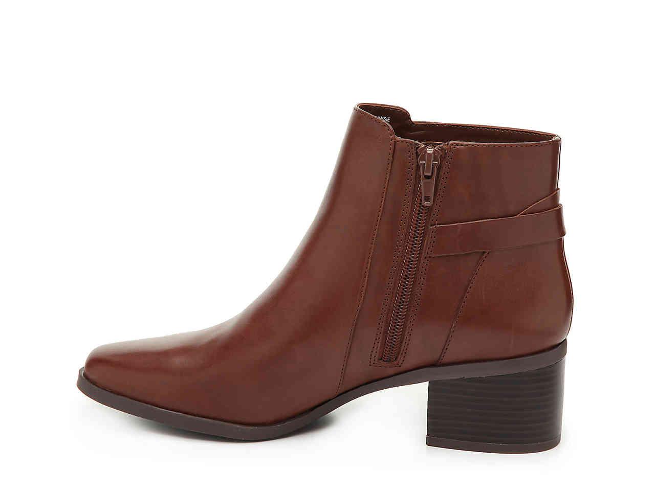 anne klein jaysie leather booties