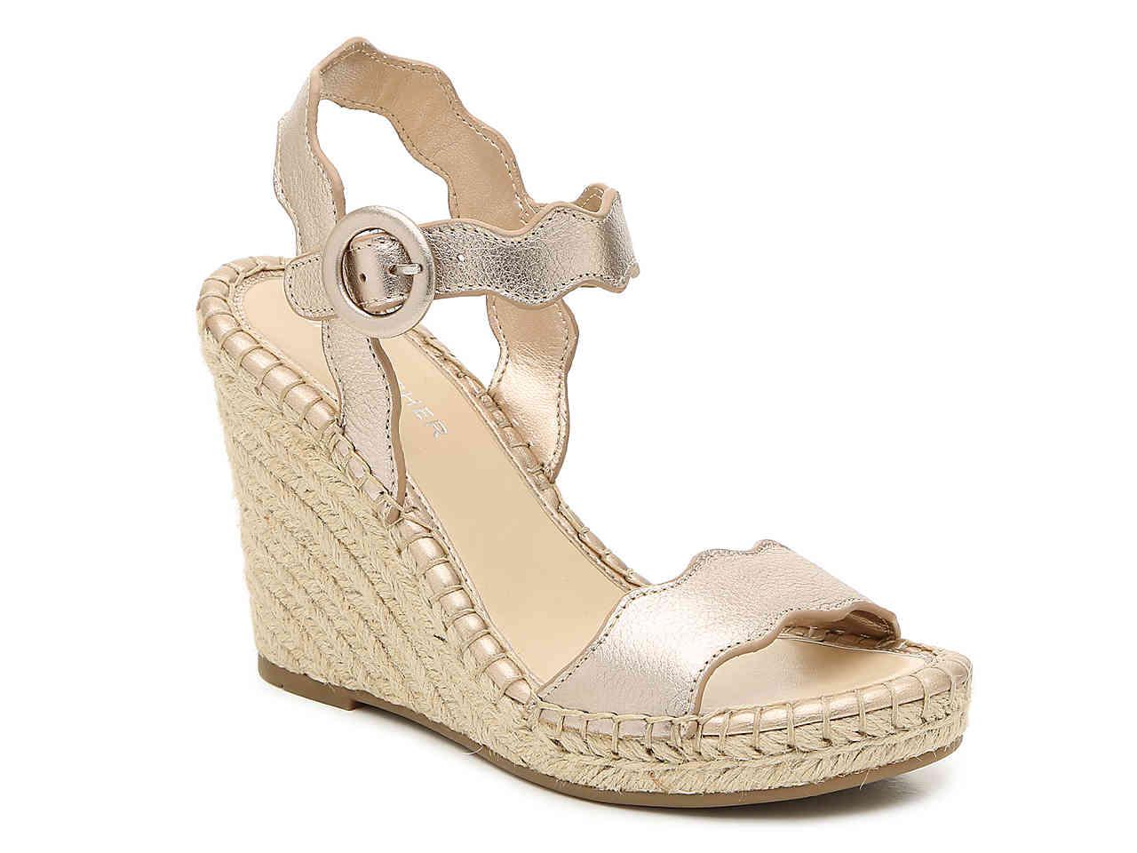 Gold wedges dsw Clearance