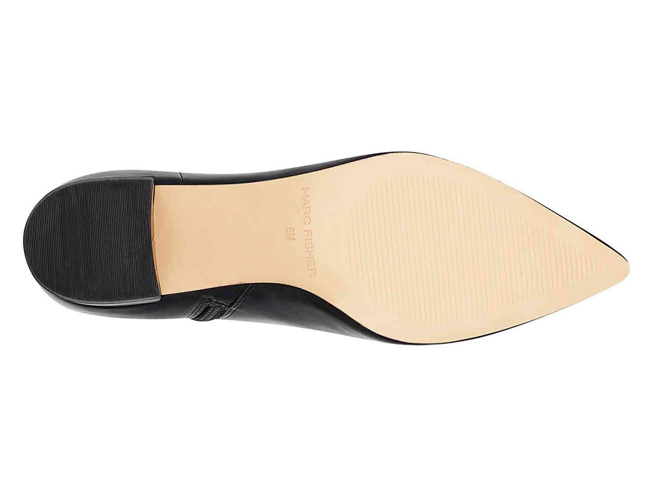marc fisher jelly block heel booties