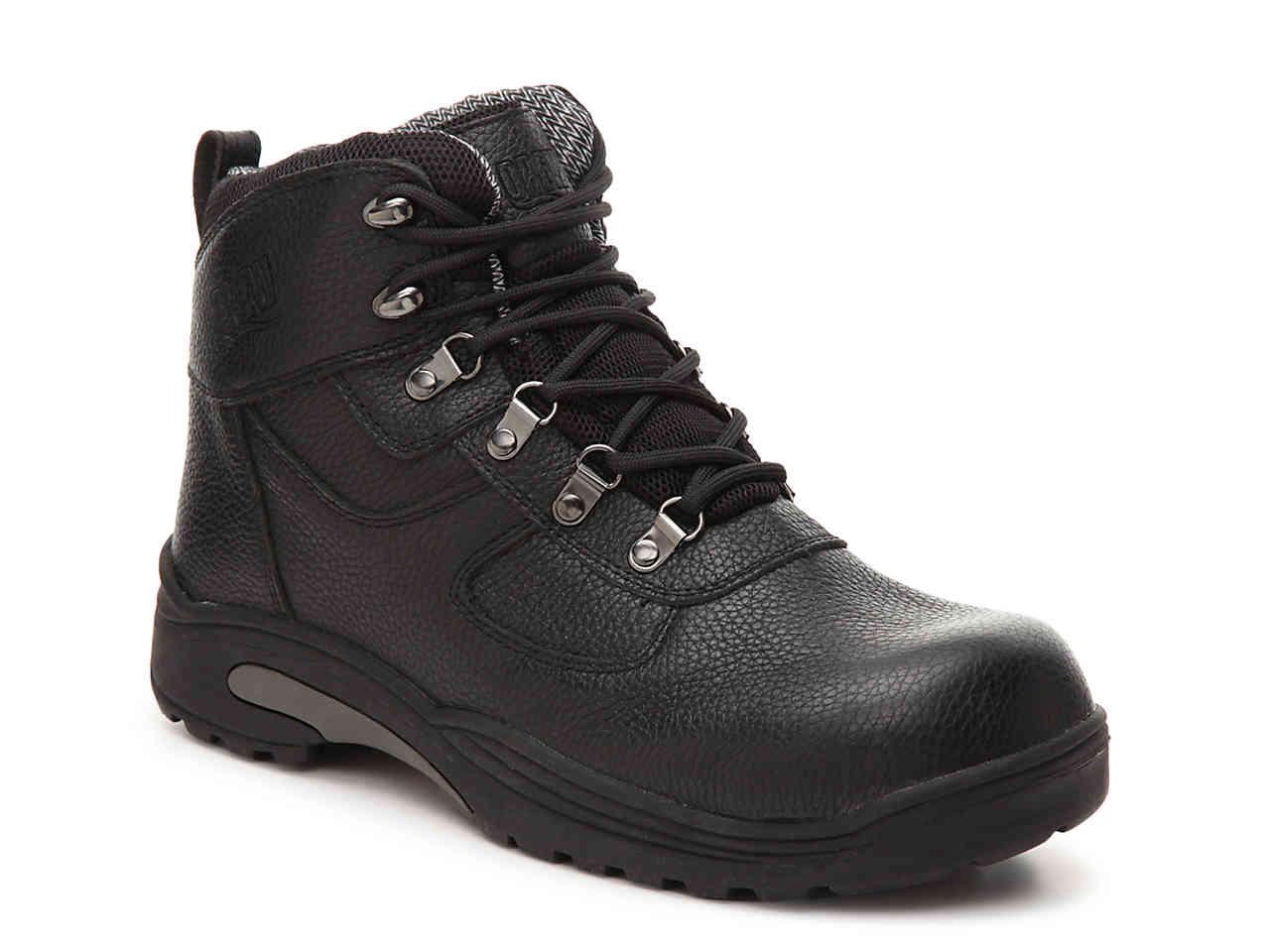 Drew Leather Rockfort Work Boot in Black for Men - Lyst