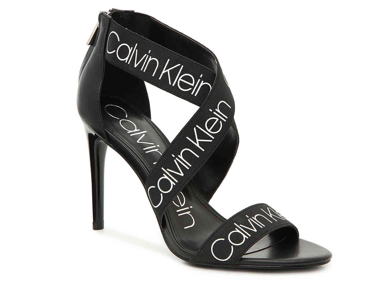 Calvin Klein Salas Sandal in Black - Lyst