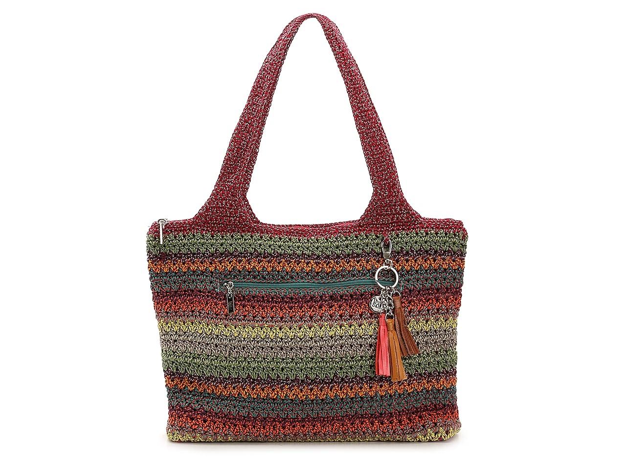 The Sak Crochet Shoulder Bag in Red | Lyst