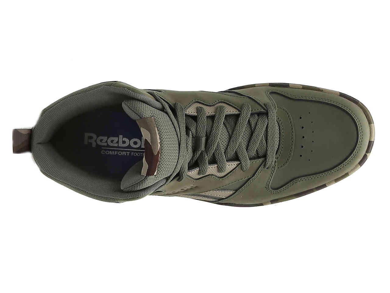 Reebok Leather Royal Bb4500 High-top Sneaker in Green Camouflage (Green)  for Men | Lyst