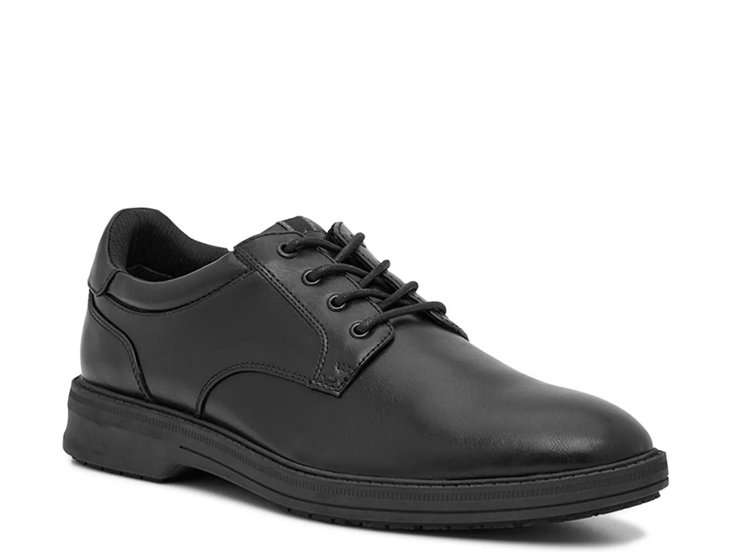 No. 6 Finley Men\'s Black Leather Oxfords with Cream Sole MOREY - Genuine Leather Oxford | Thomas & Vine main image 2