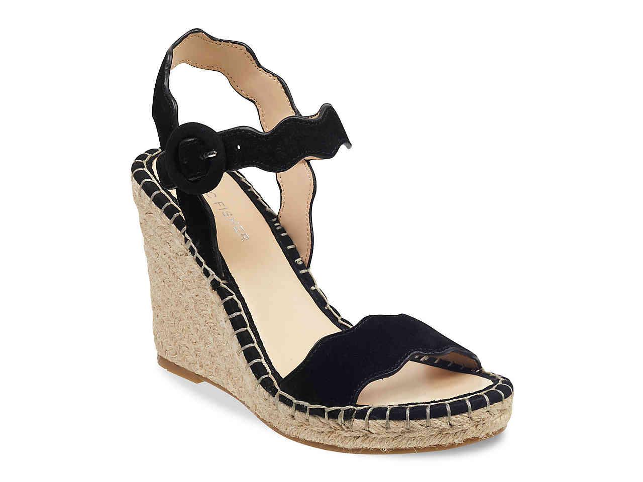 marc fisher kai espadrille wedge sandal