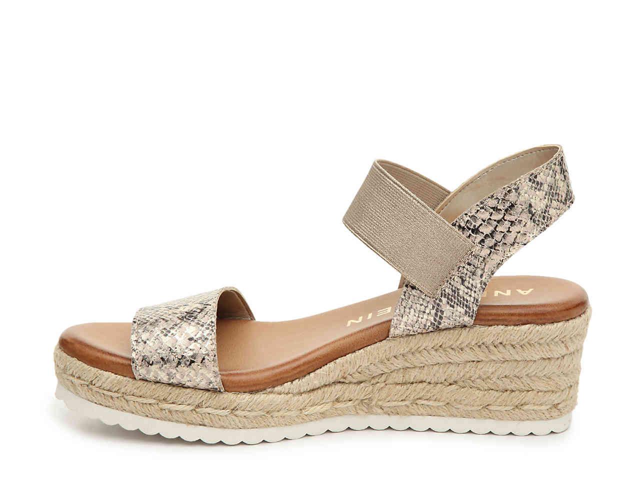 anne klein cataline espadrille wedge sandal