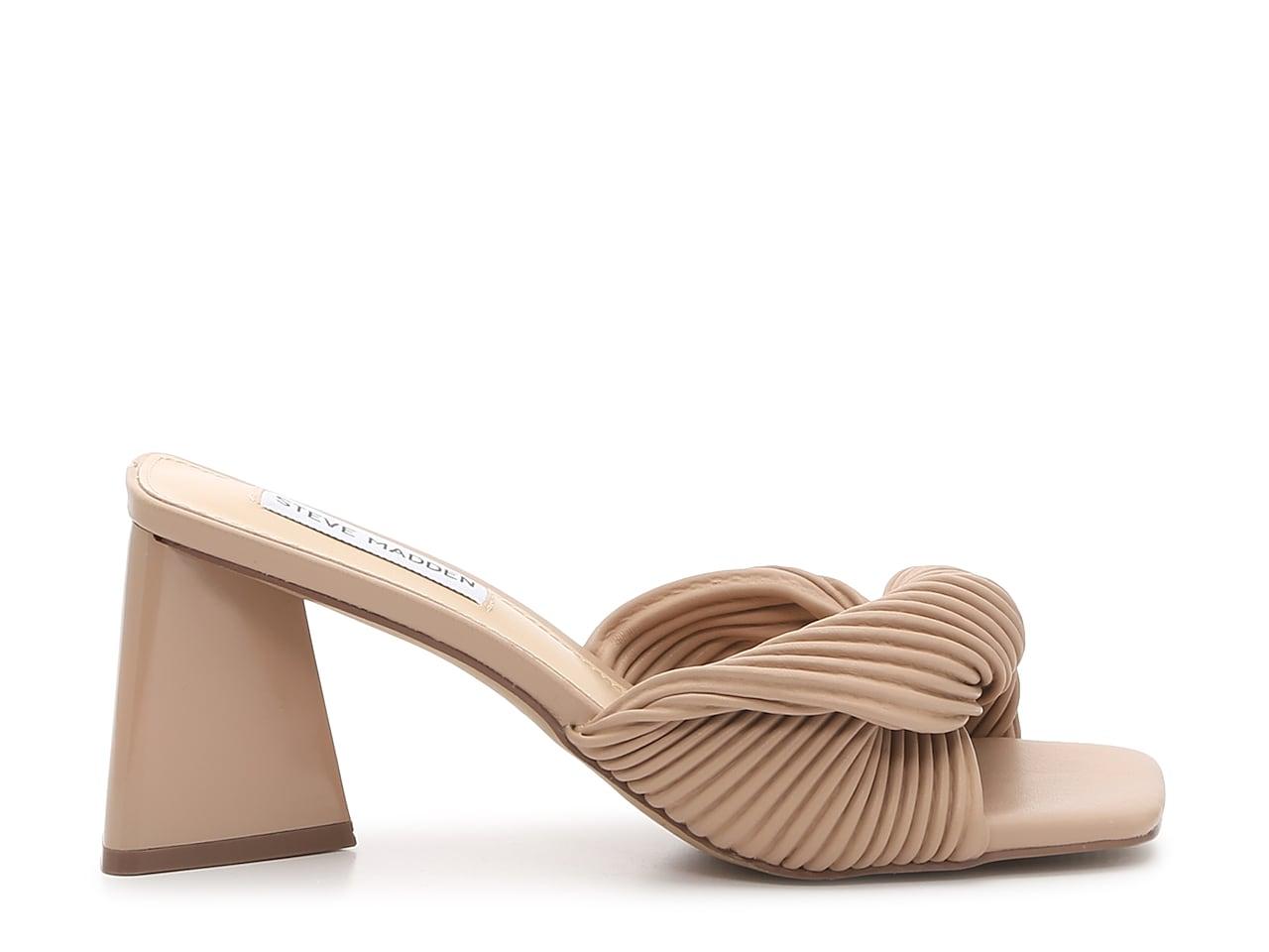 Steve Madden Evela Sandal in Natural | Lyst