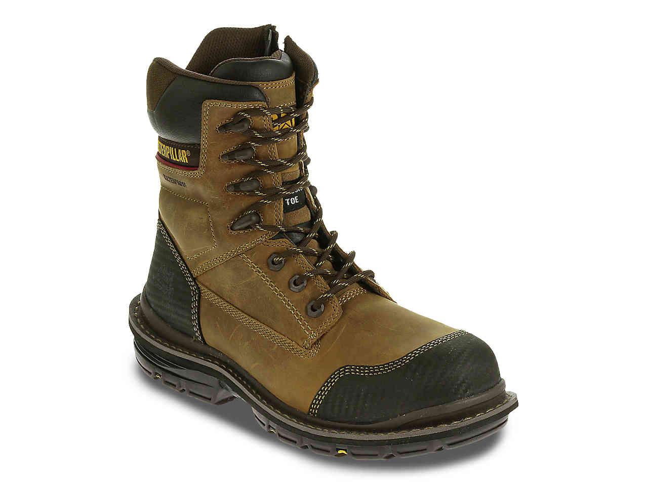 Caterpillar Leather Fabricate Tough Work Boot in Brown for Men Lyst