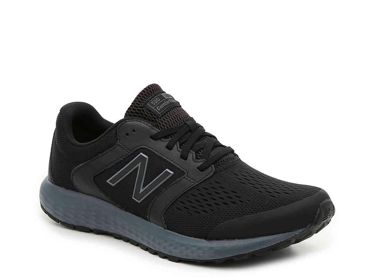 New Balance Rubber 520 V5 Running Shoe in Black/Grey (Black) for Men - Lyst