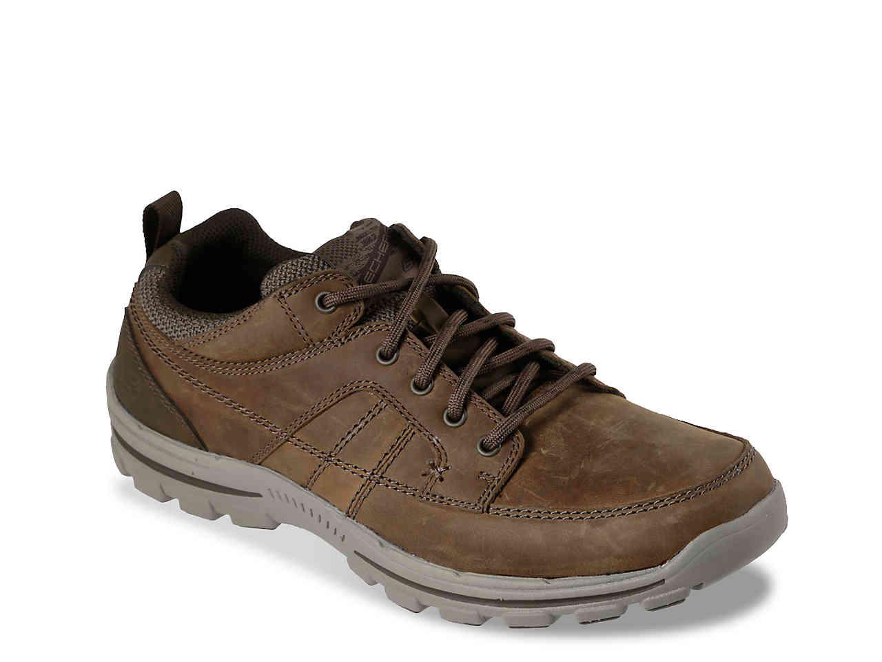 Skechers Relaxed Fit Braver Ralson Oxford in Brown for Men | Lyst