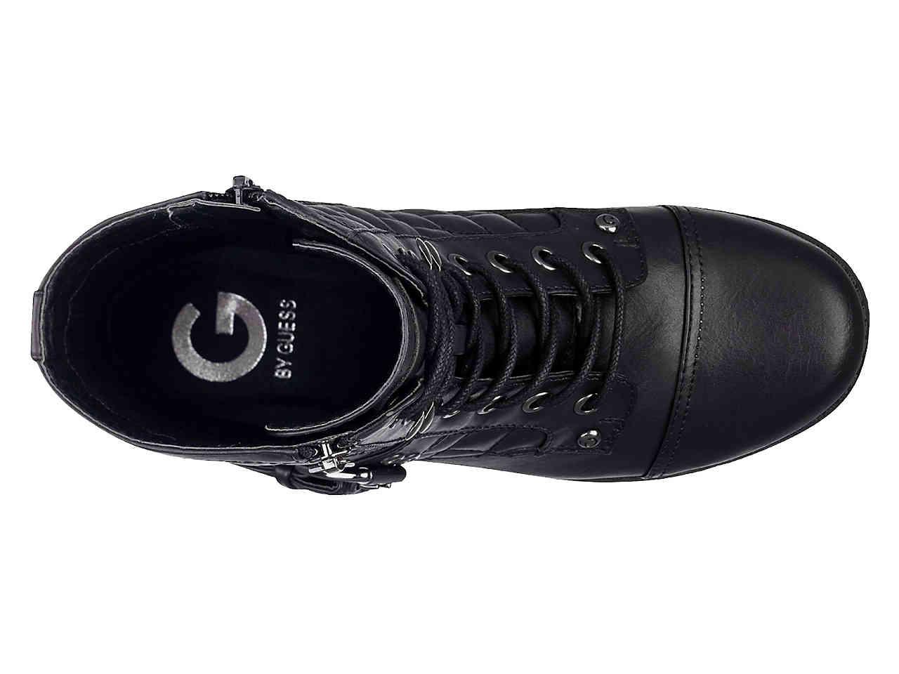 g by guess balmy combat boot
