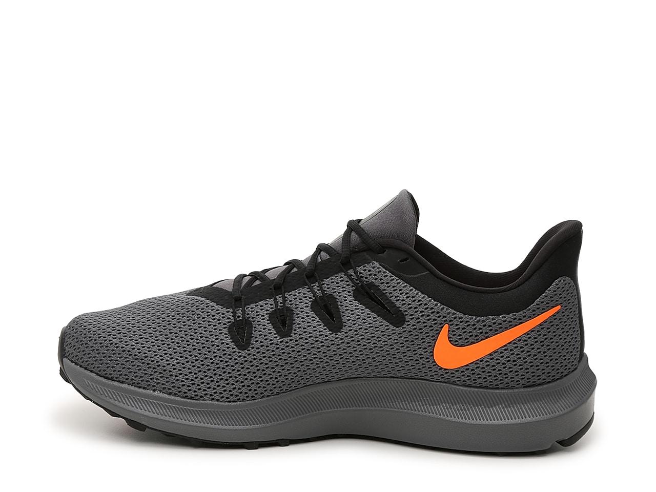 Nike Synthetic Quest 2 Running Shoe in Black/Grey/Orange (Gray) for Men -  Lyst
