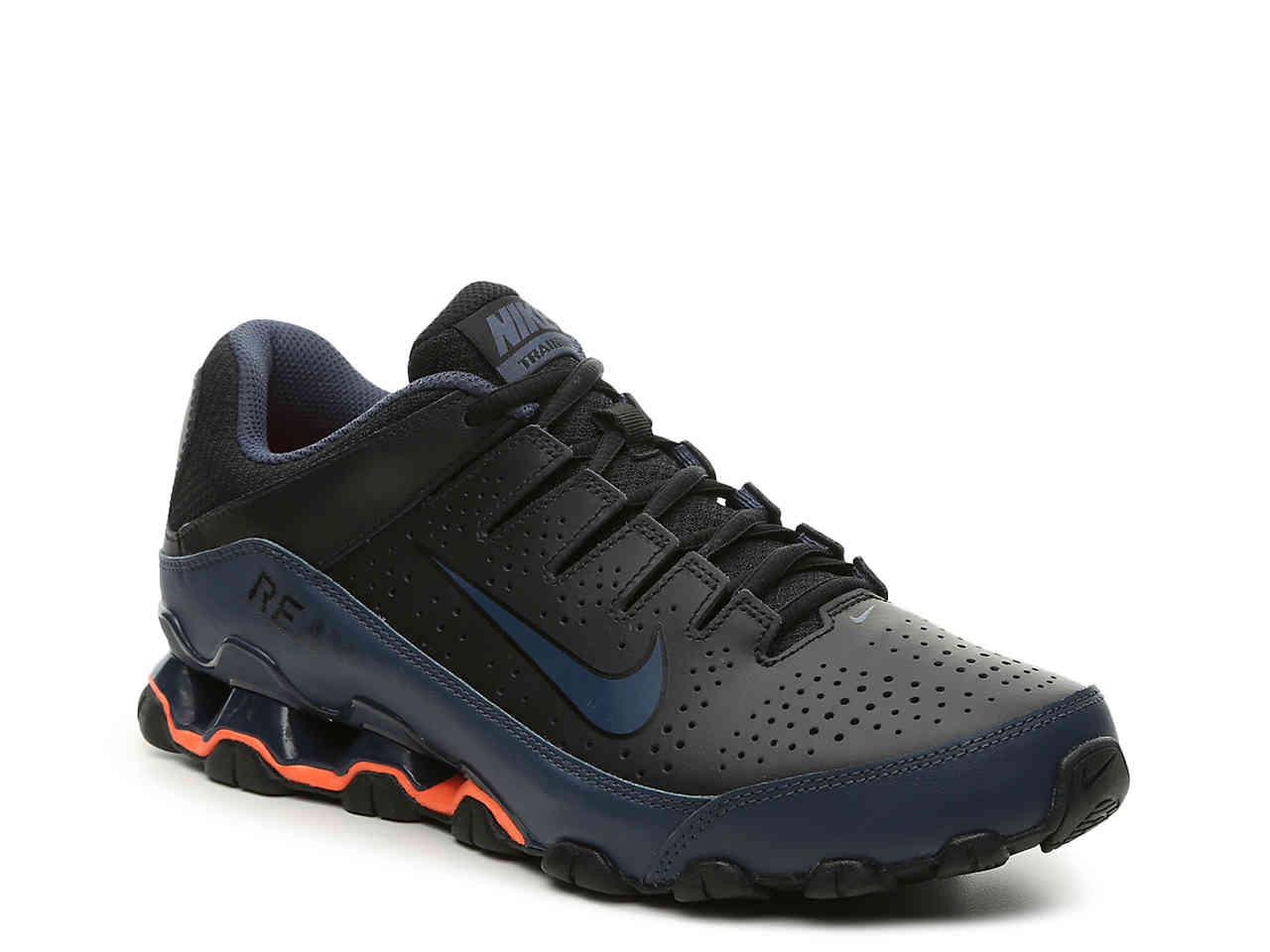 Nike Rubber Reax 8 Tr Training Shoe in Black/Blue (Black) for Men - Lyst