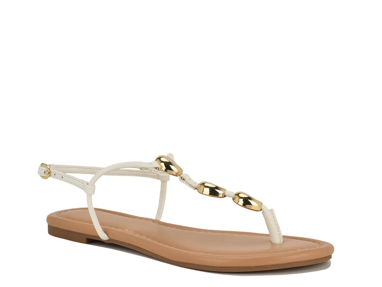 Nine West Olson Sandal in Gold 9 - Price History, Comparison & Alerts