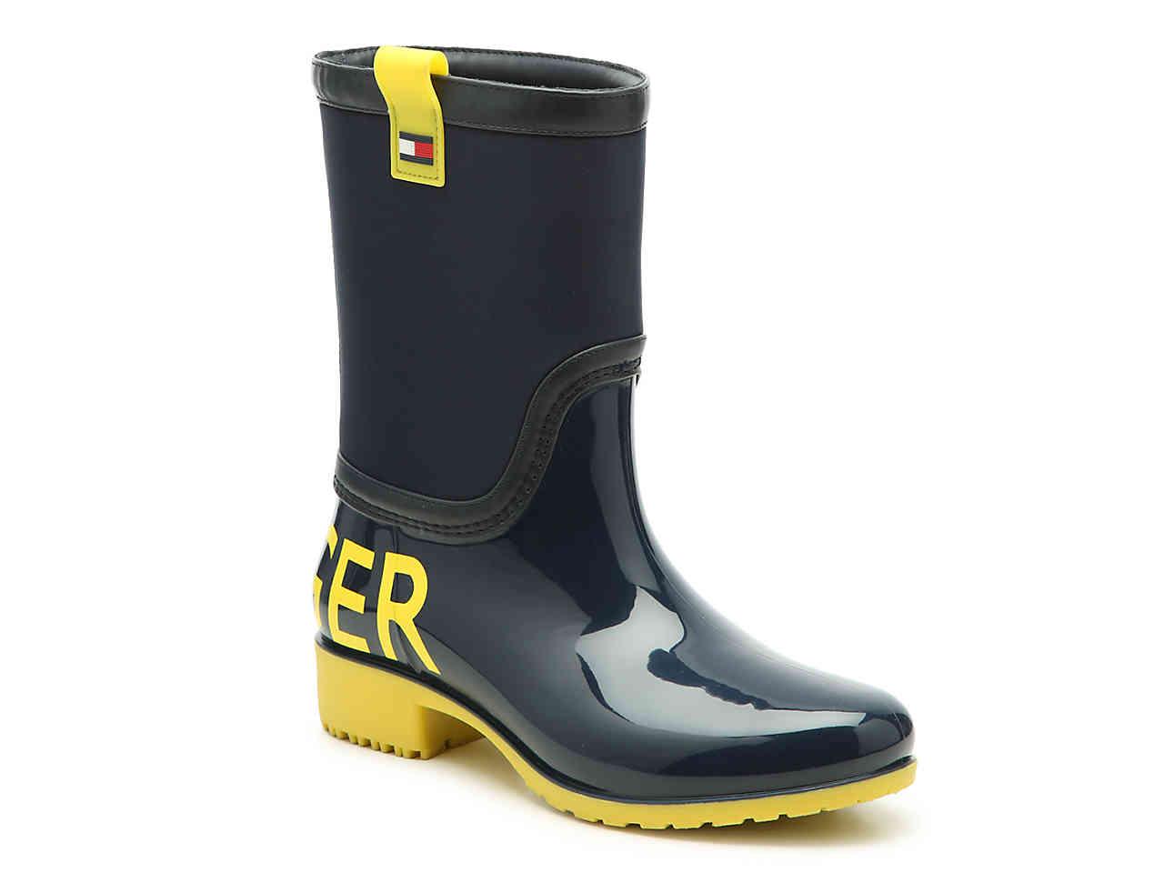 dsw tommy hilfiger rain boots