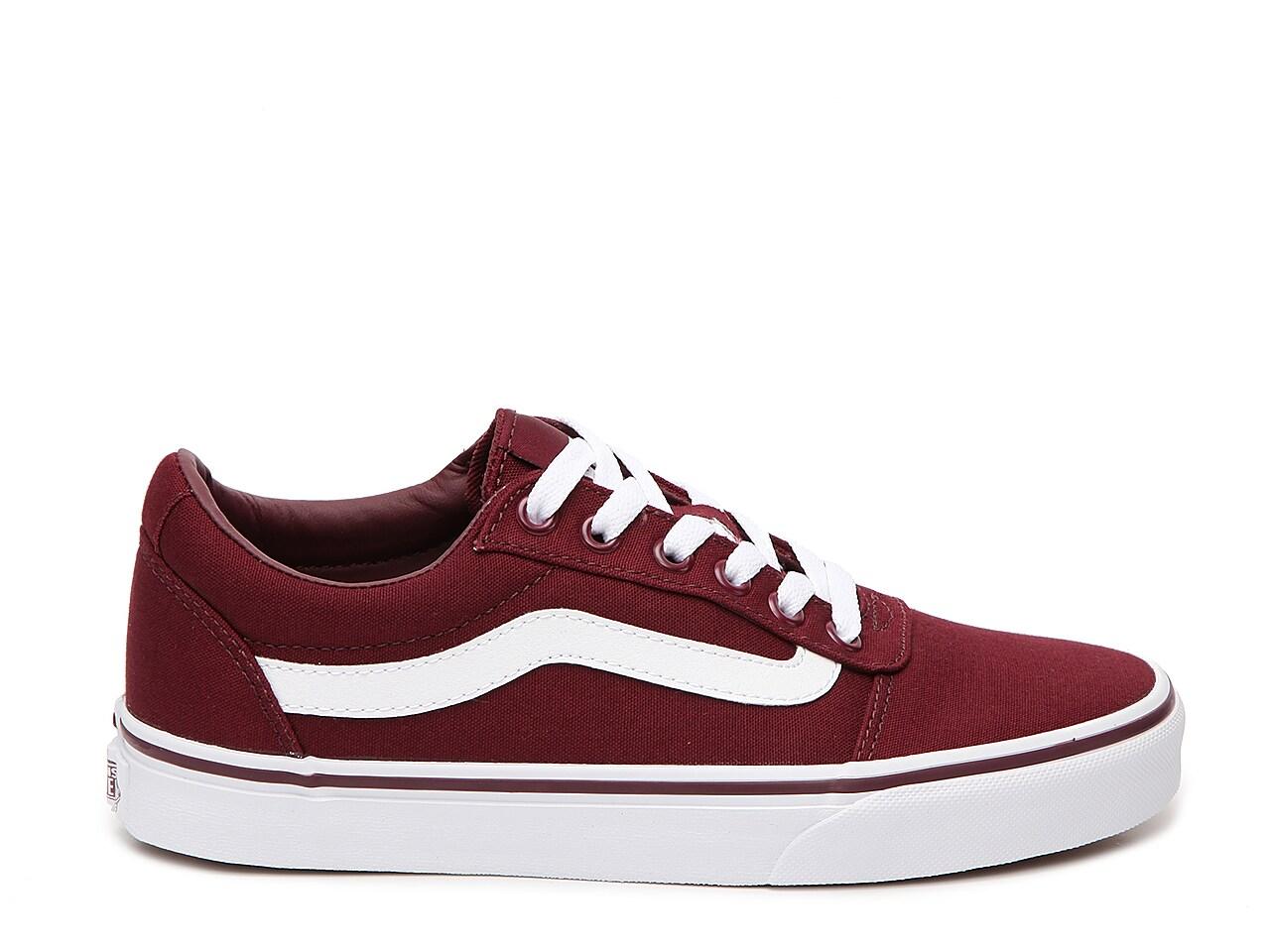 vans ward burgundy