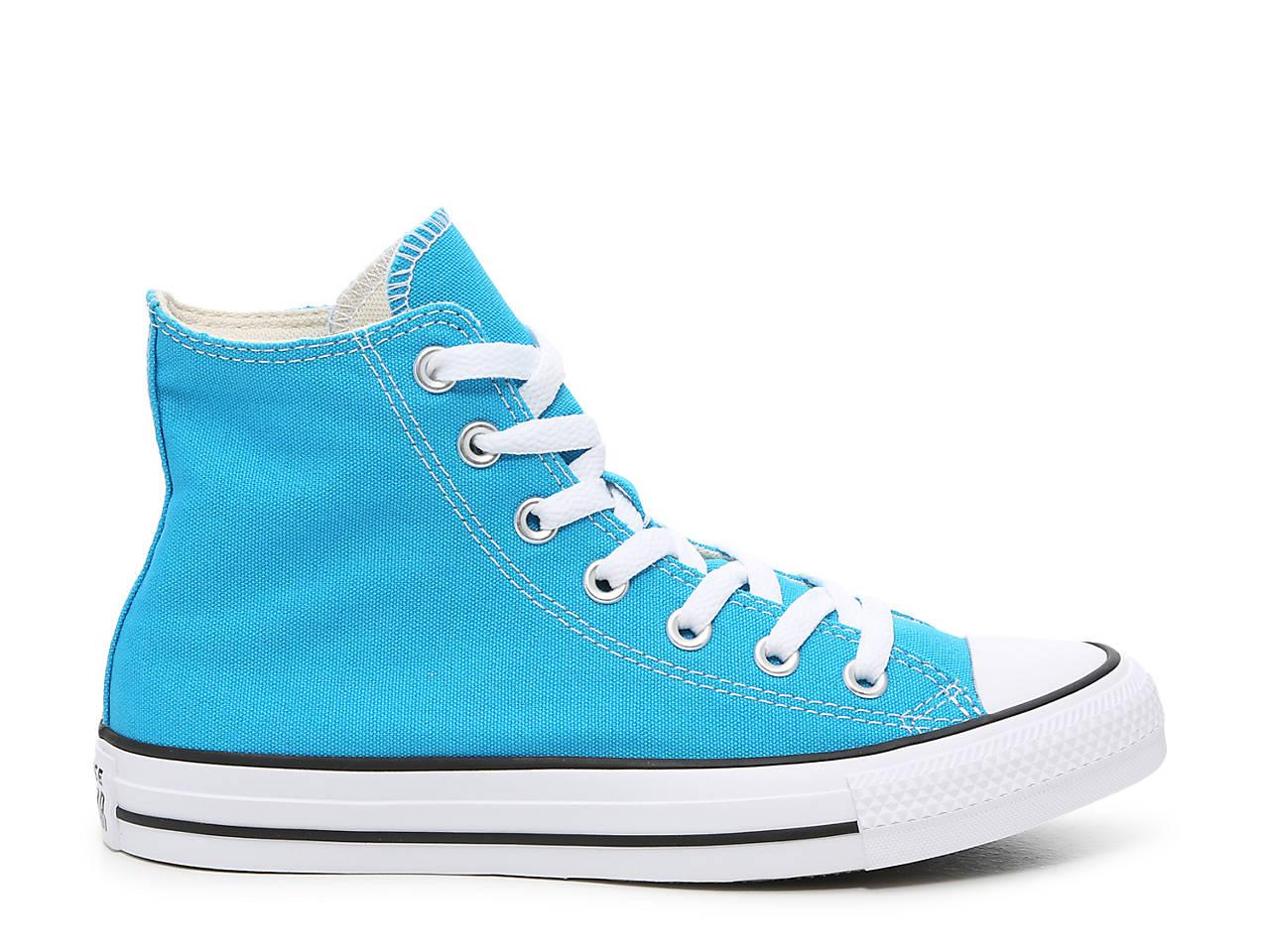 Converse Canvas Chuck Taylor All Star Hightop Sneaker in Sky Blue