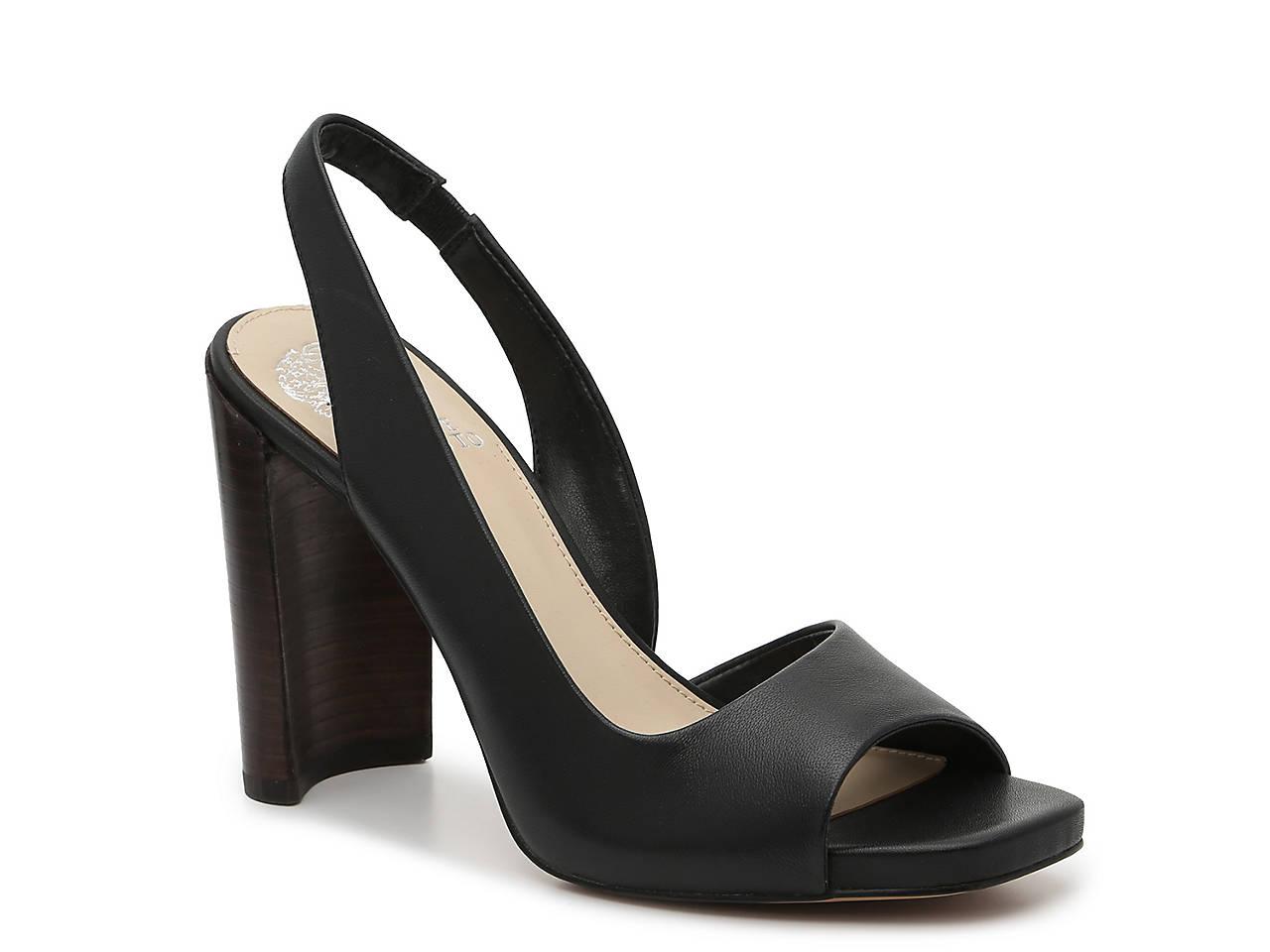 Vince Camuto Leather Pendry Sandal in Black - Lyst