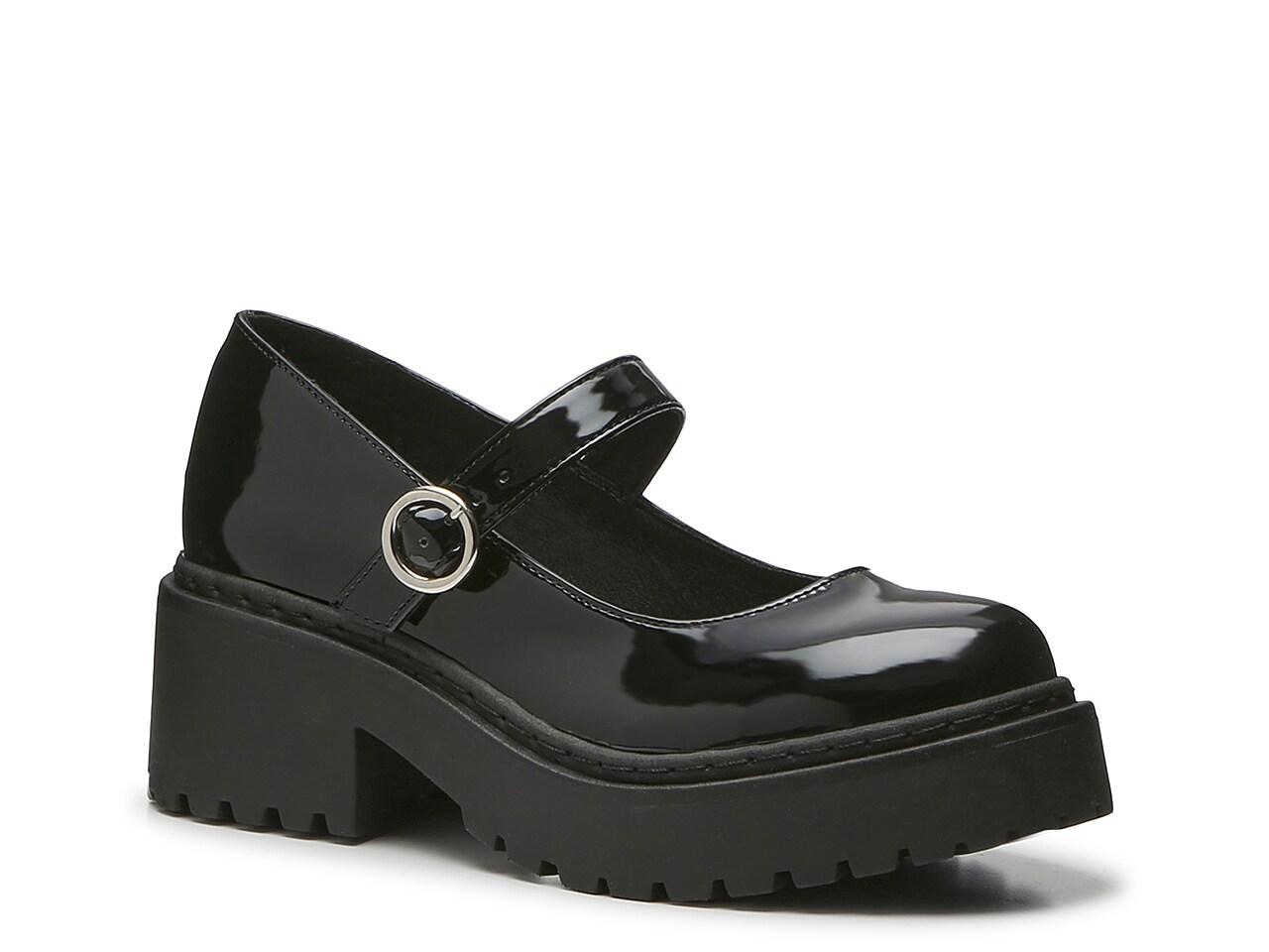 Steve Madden Attracted Platform Mary Jane Loafer in Black | Lyst