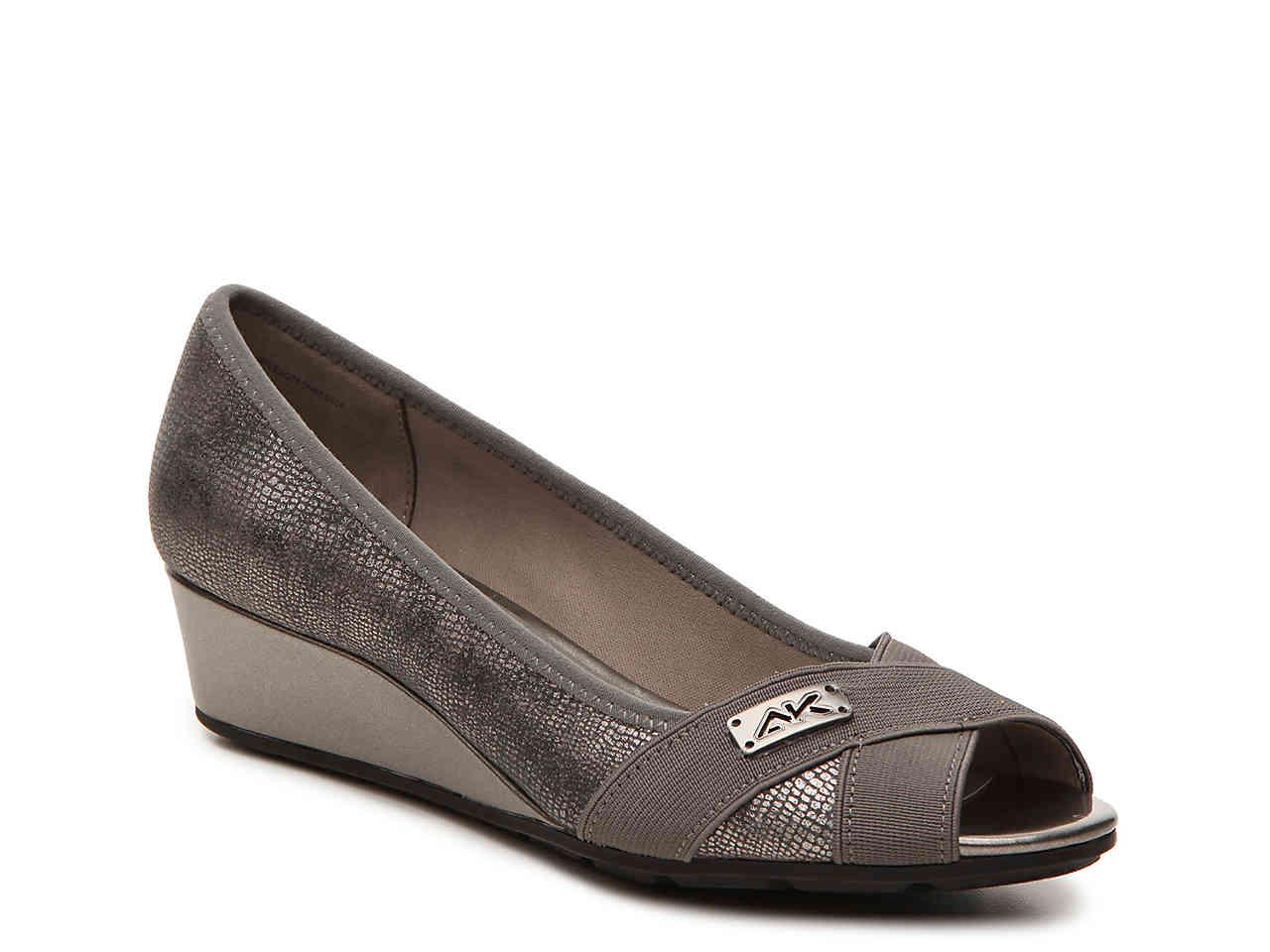 anne klein sport cloudless wedge pump