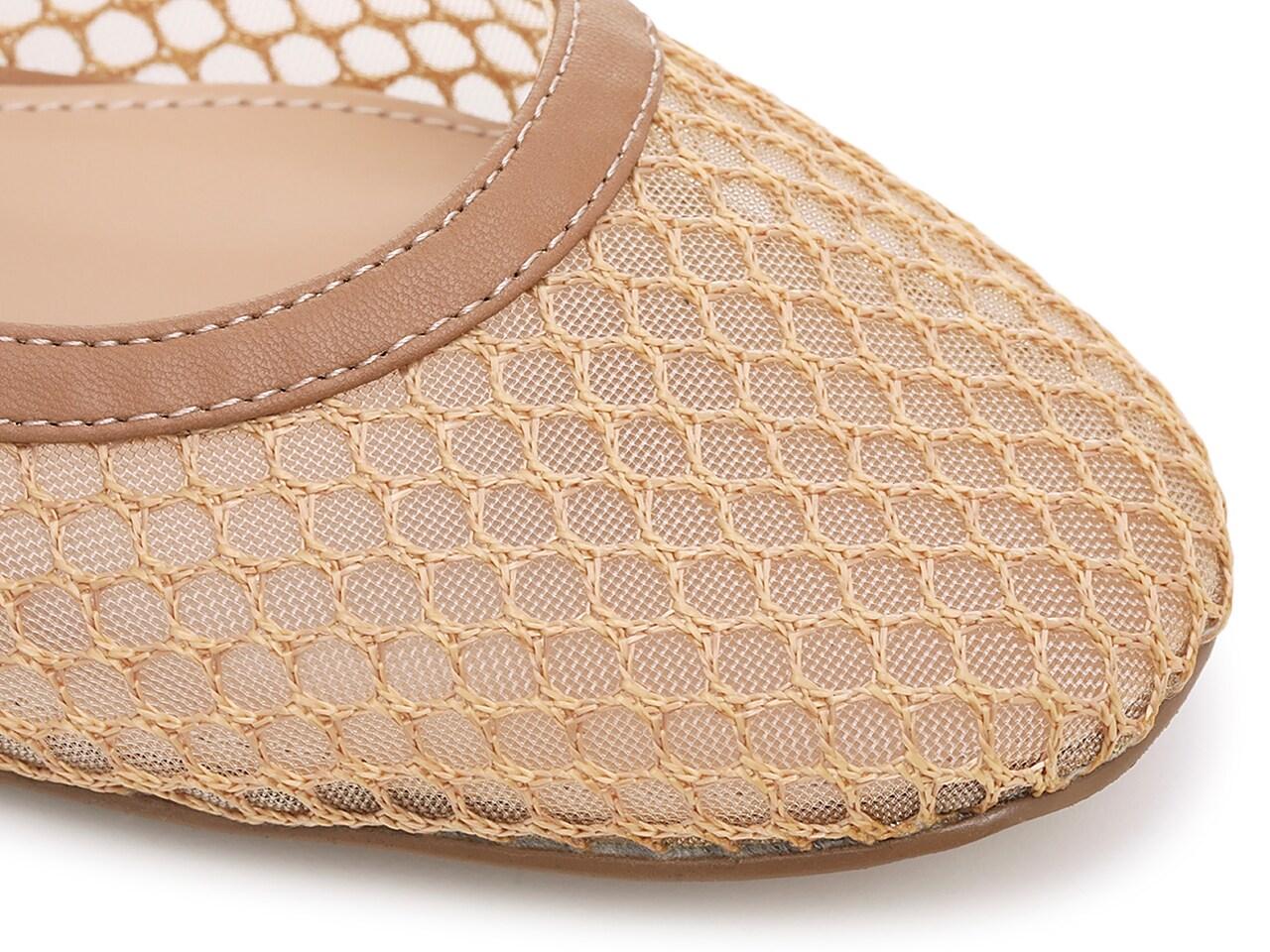 Steve Madden Caring Mary Jane Flat in Natural | Lyst