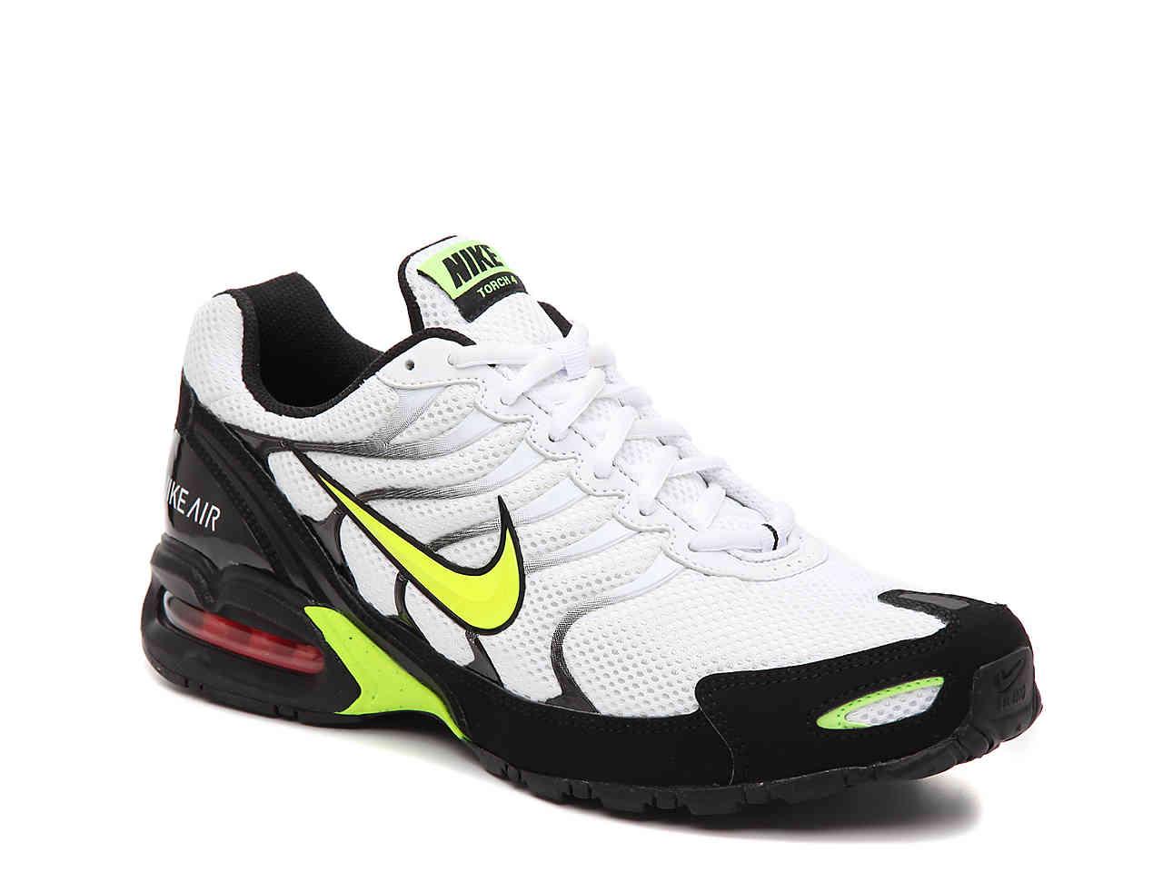 Nike Synthetic Air Max Torch 4 Sneaker in White/Black/Neon Green (White) for Men - Lyst