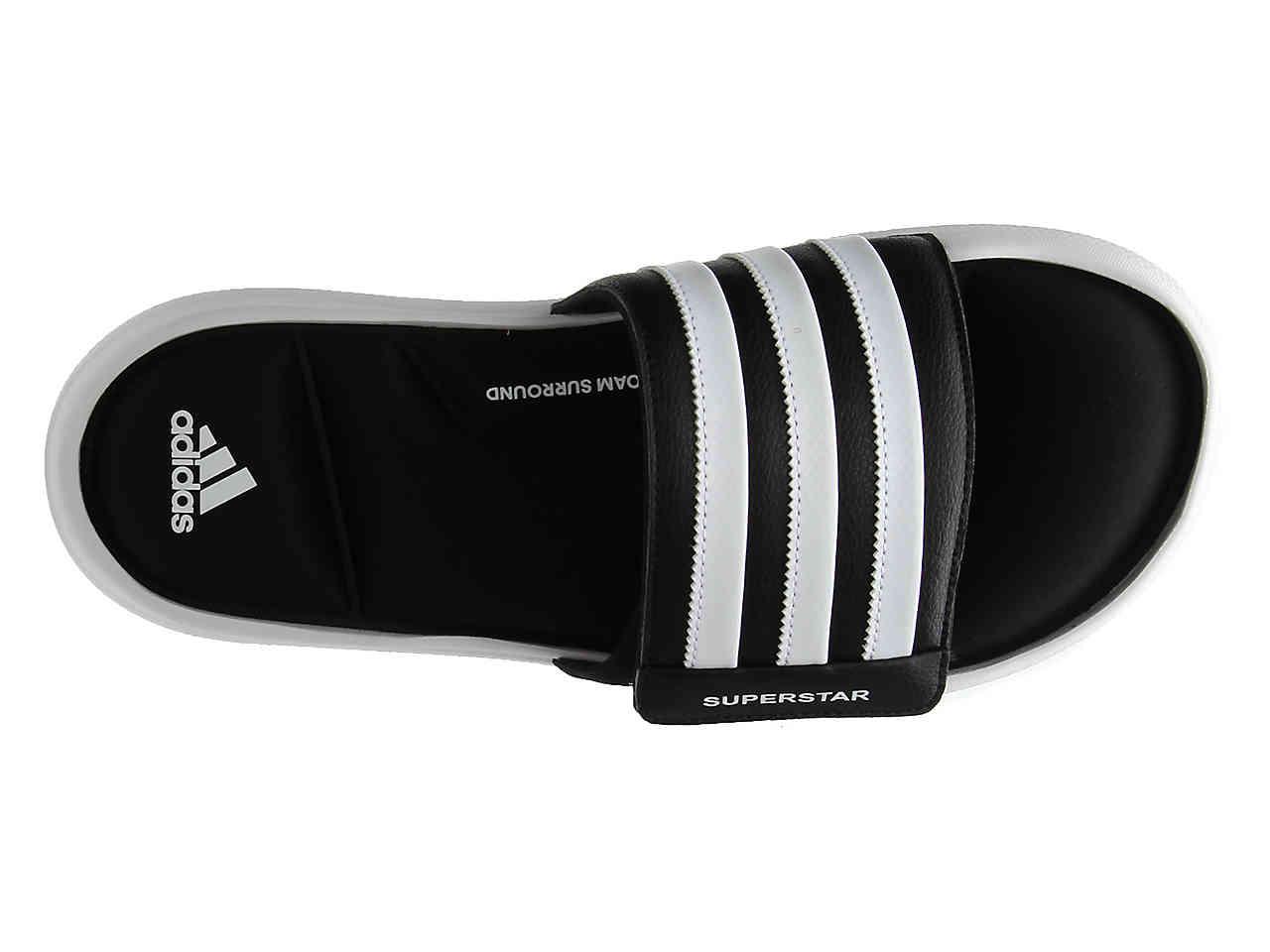 adidas Synthetic Superstar 5g Slide Sandal in Black/White (Black) for Men -  Lyst