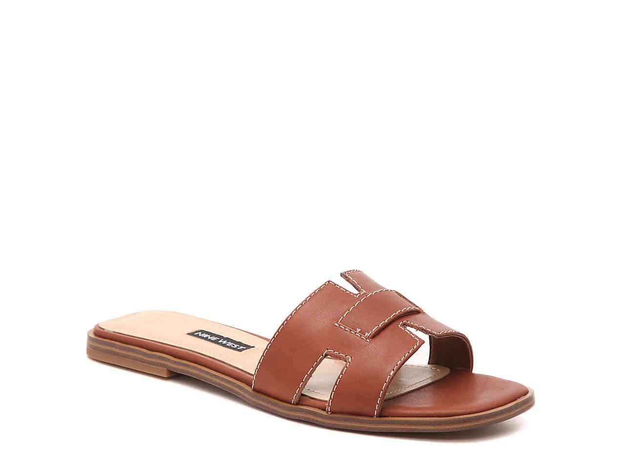 nine west gianna slide sandals