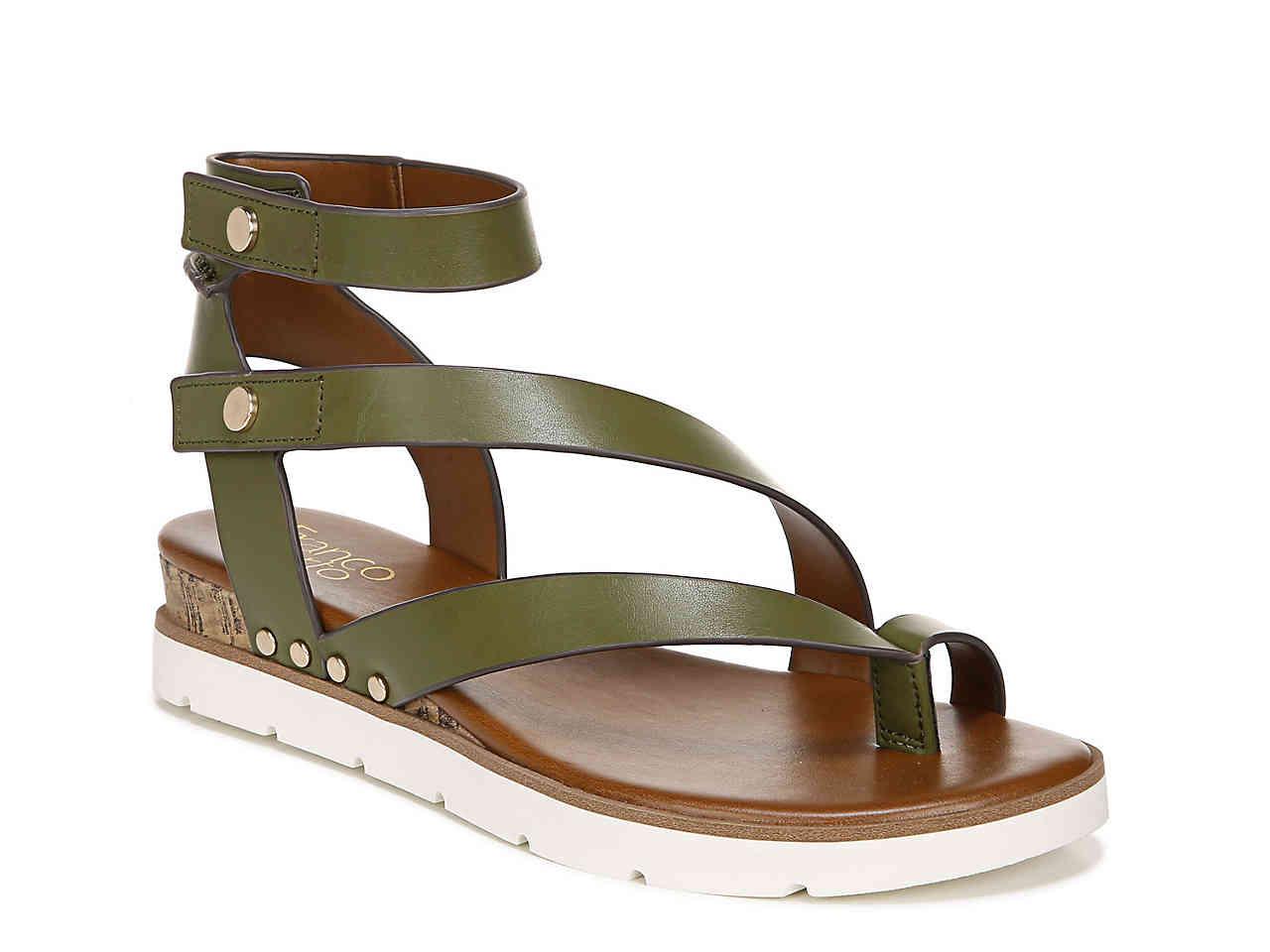 franco sarto gladiator wedge sandals