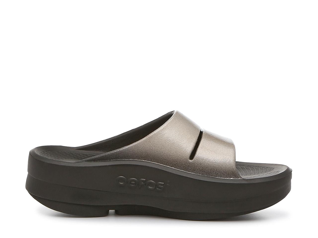 OOFOS Flat sandals for Women Online Sale up to 42 off Lyst