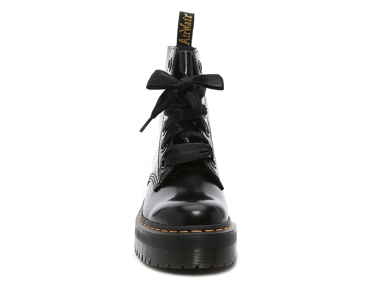 Dr. Martens Molly Platform Boot in Black | Lyst