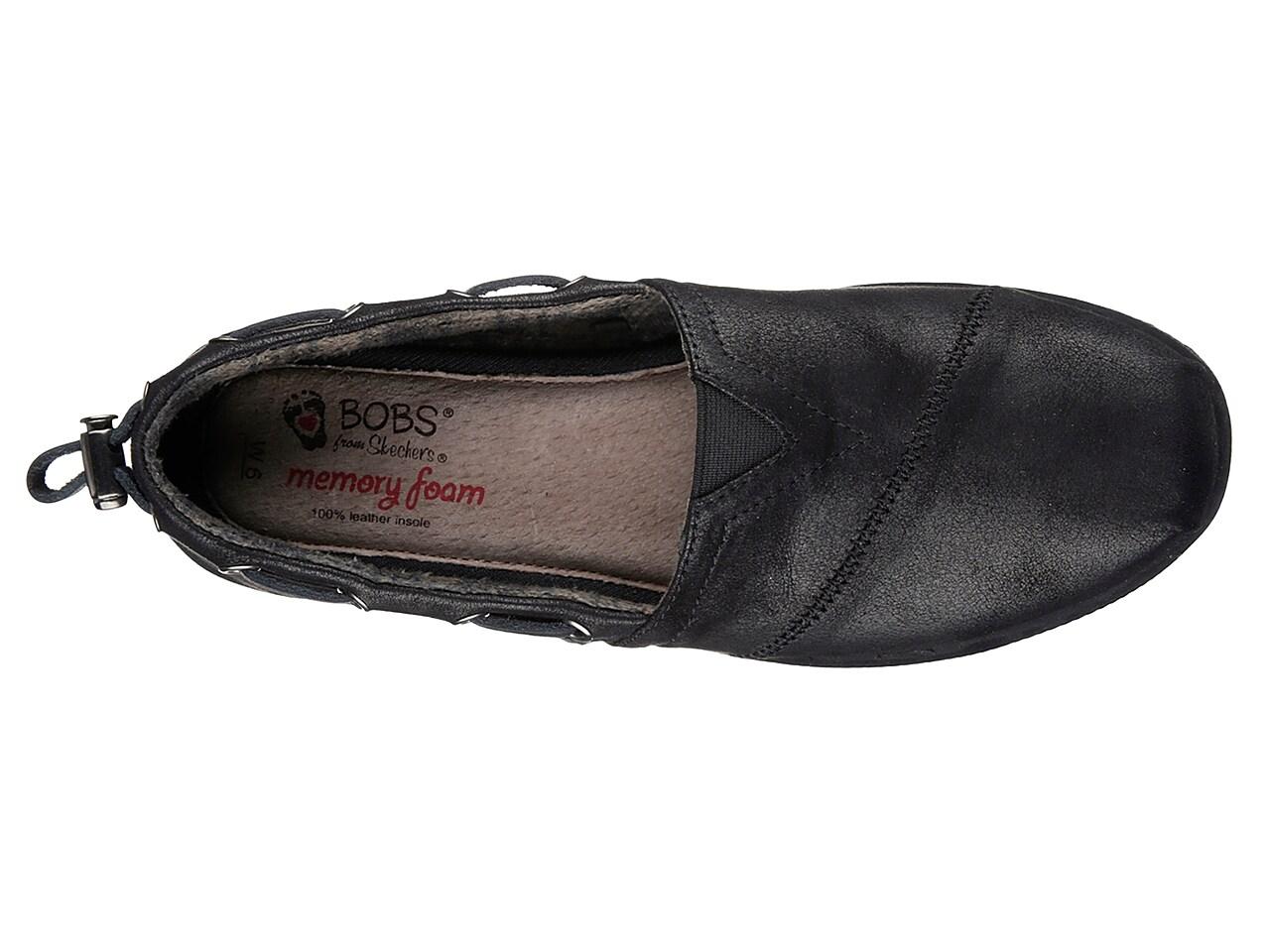 women's skechers bobs chill luxe buttoned up alpargata
